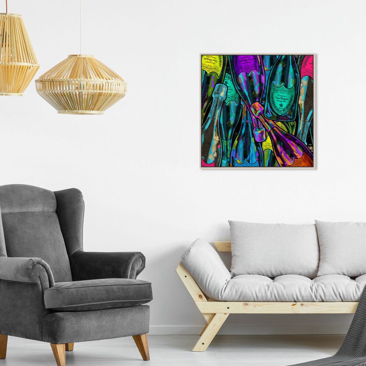 40x40/Framed Canvas/CFL