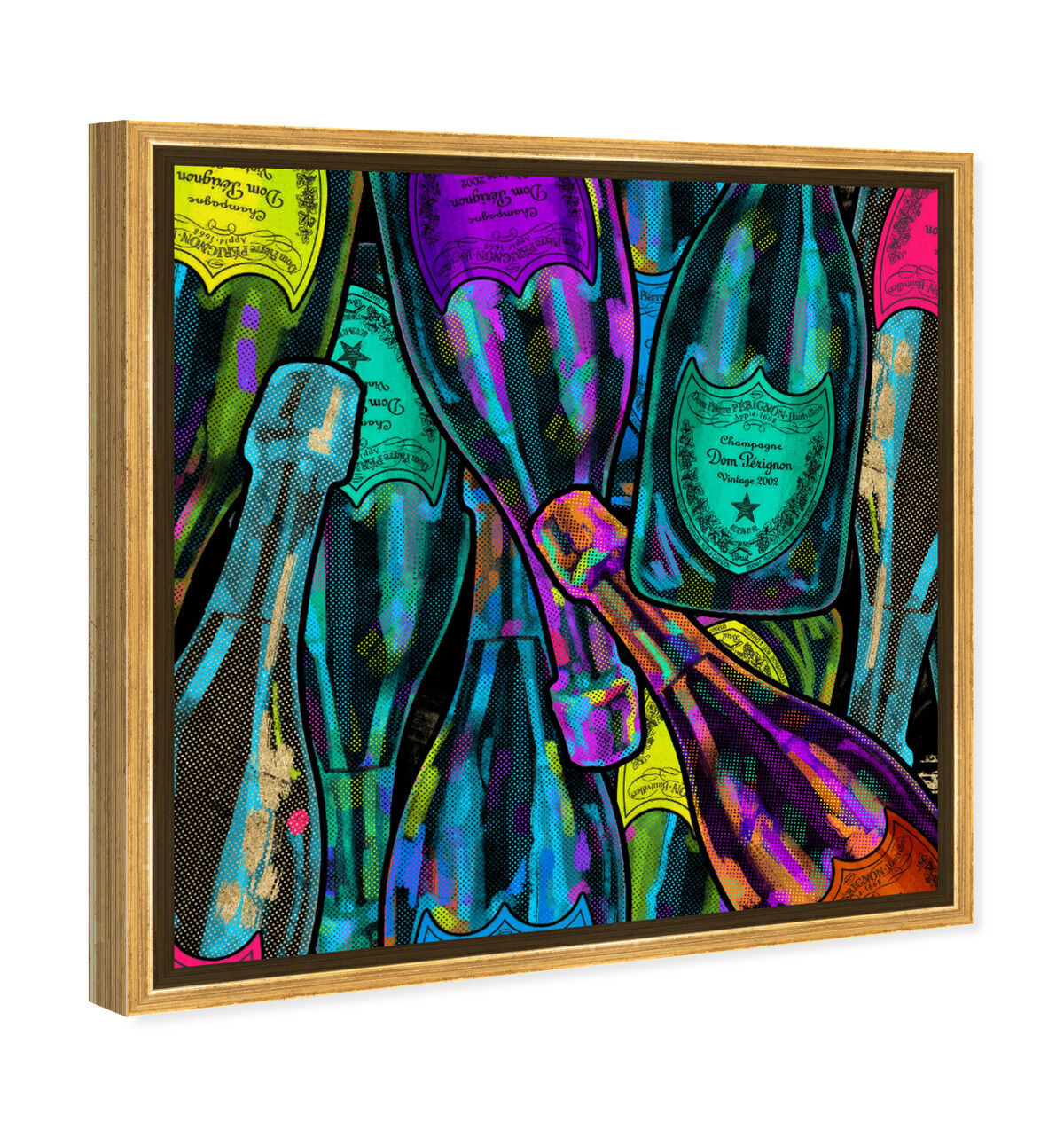 40x40/Framed Canvas/PSGLD