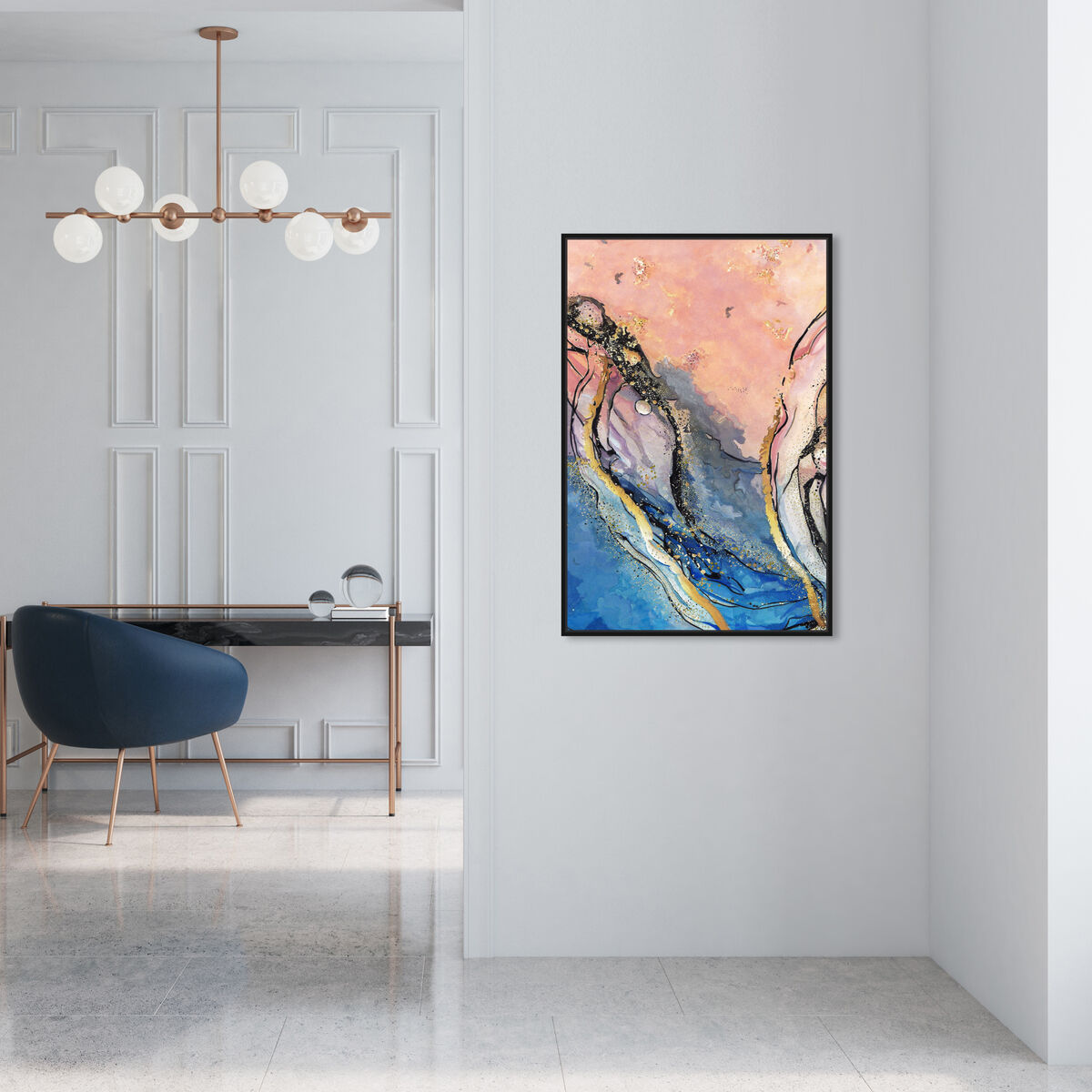 36x54/Framed Canvas/BFL