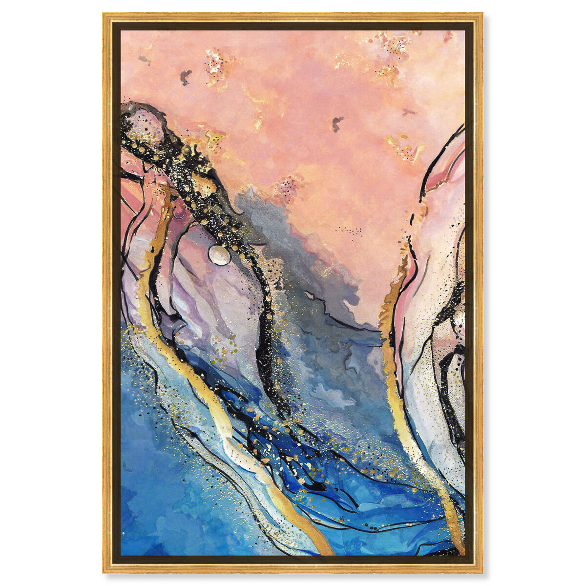36x54/Framed Canvas/PSGLD