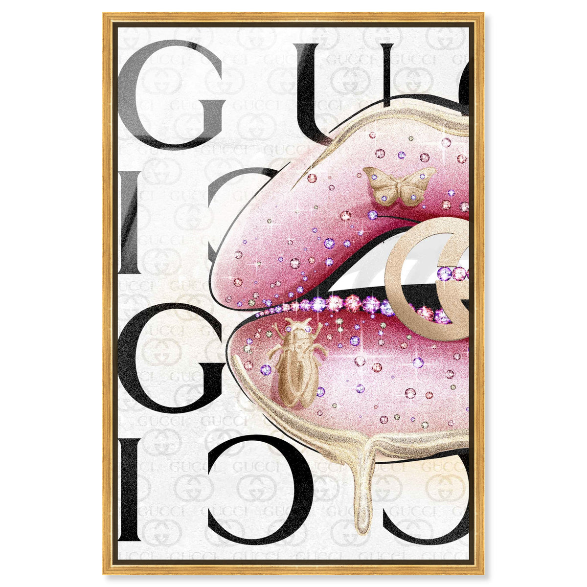 Oliver Gal 正規品　Tiffany GUCCI カクテルアート Haute Up | Fashion and Glam Wall Art by The Oliver Gal