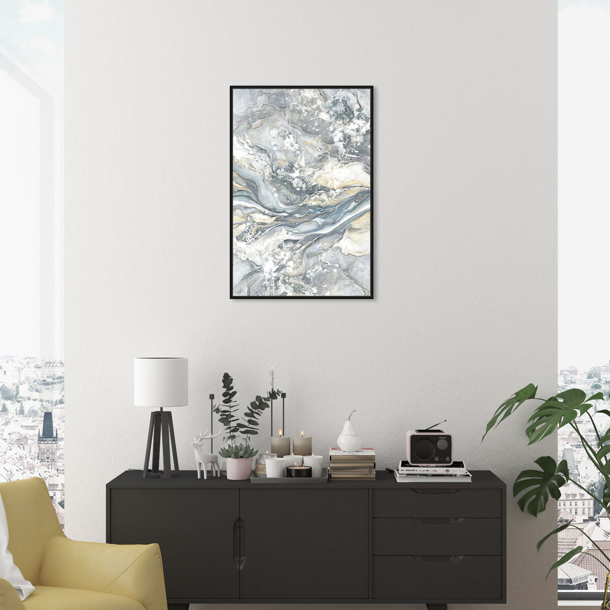 36x54/Framed Canvas/BFL