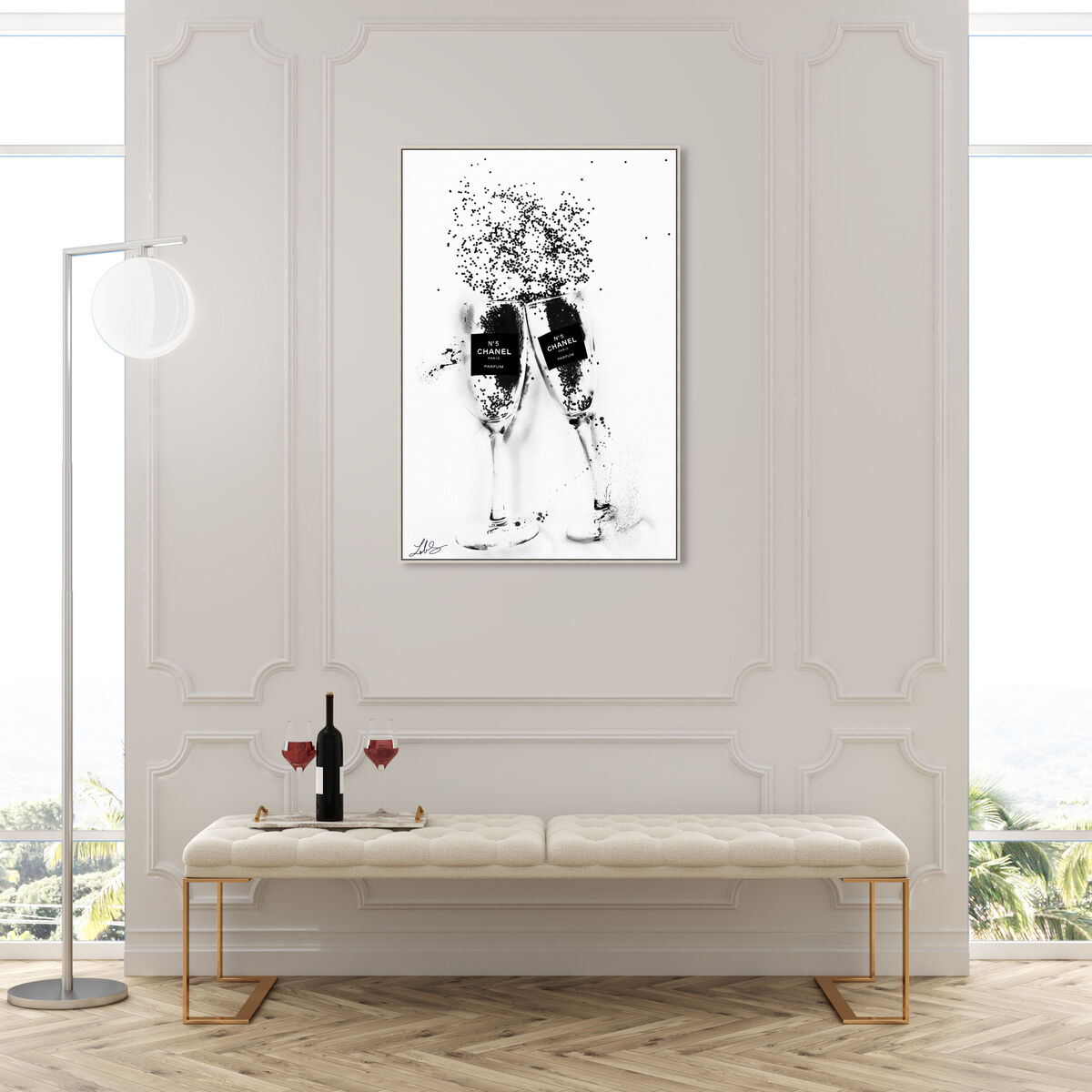 36x54/Framed Canvas/CFL