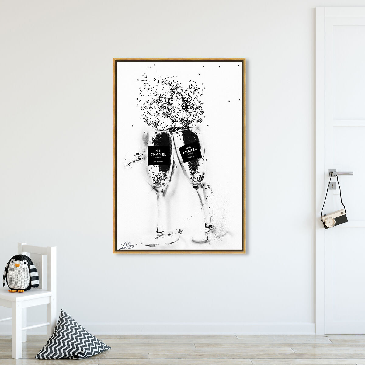 36x54/Framed Canvas/PSGLD
