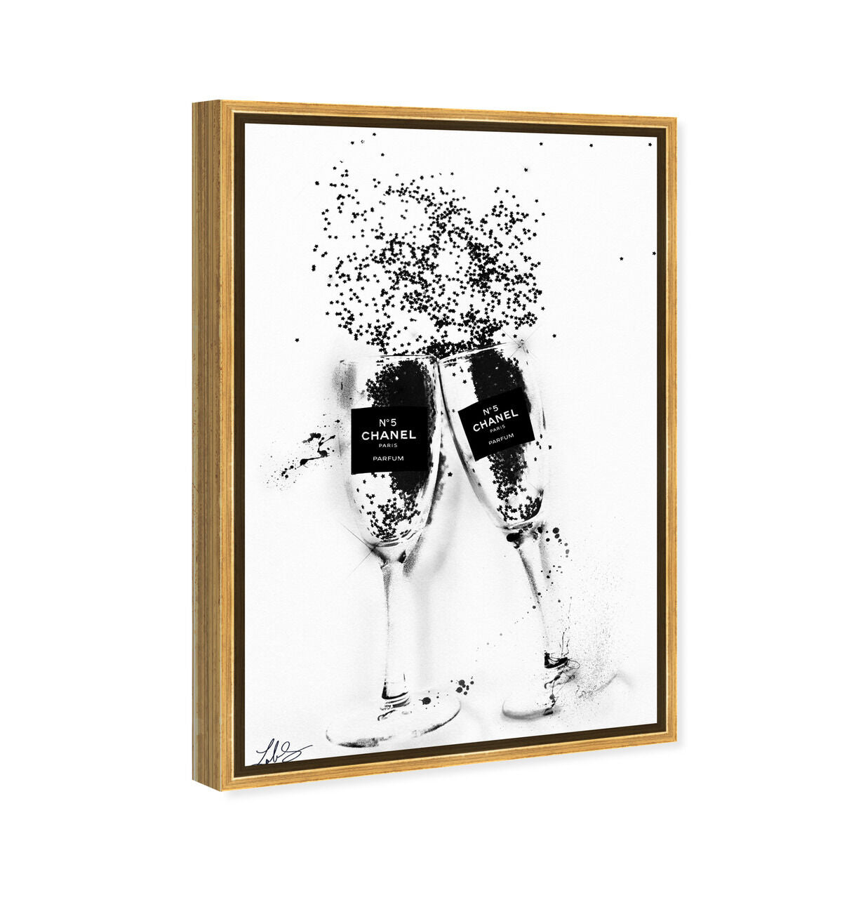 36x54/Framed Canvas/PSGLD