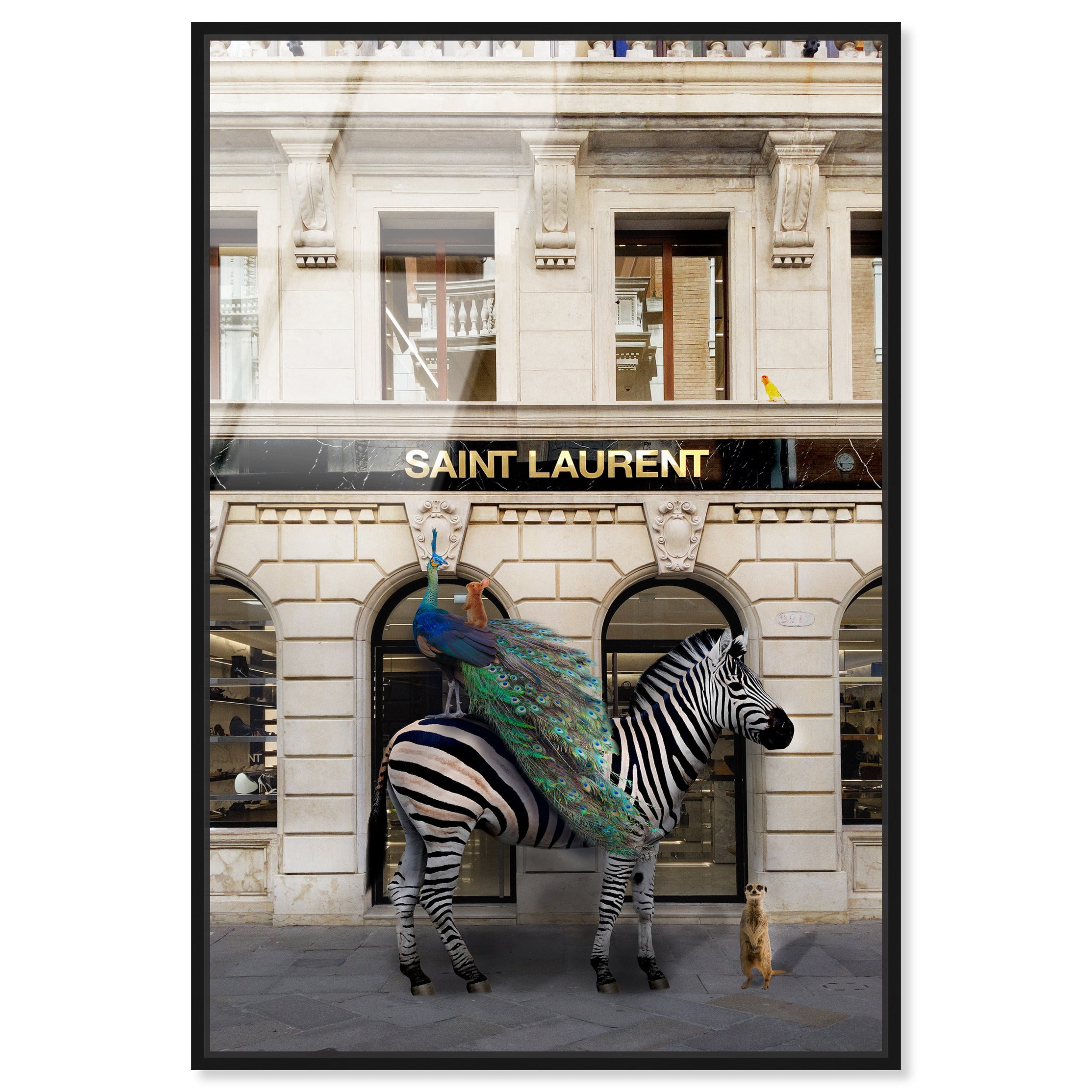 【新品】 オリバーガル OliverGal Ain't Laurent Team Laurent | Fashion and Glam Wall Art by The Oliver Gal