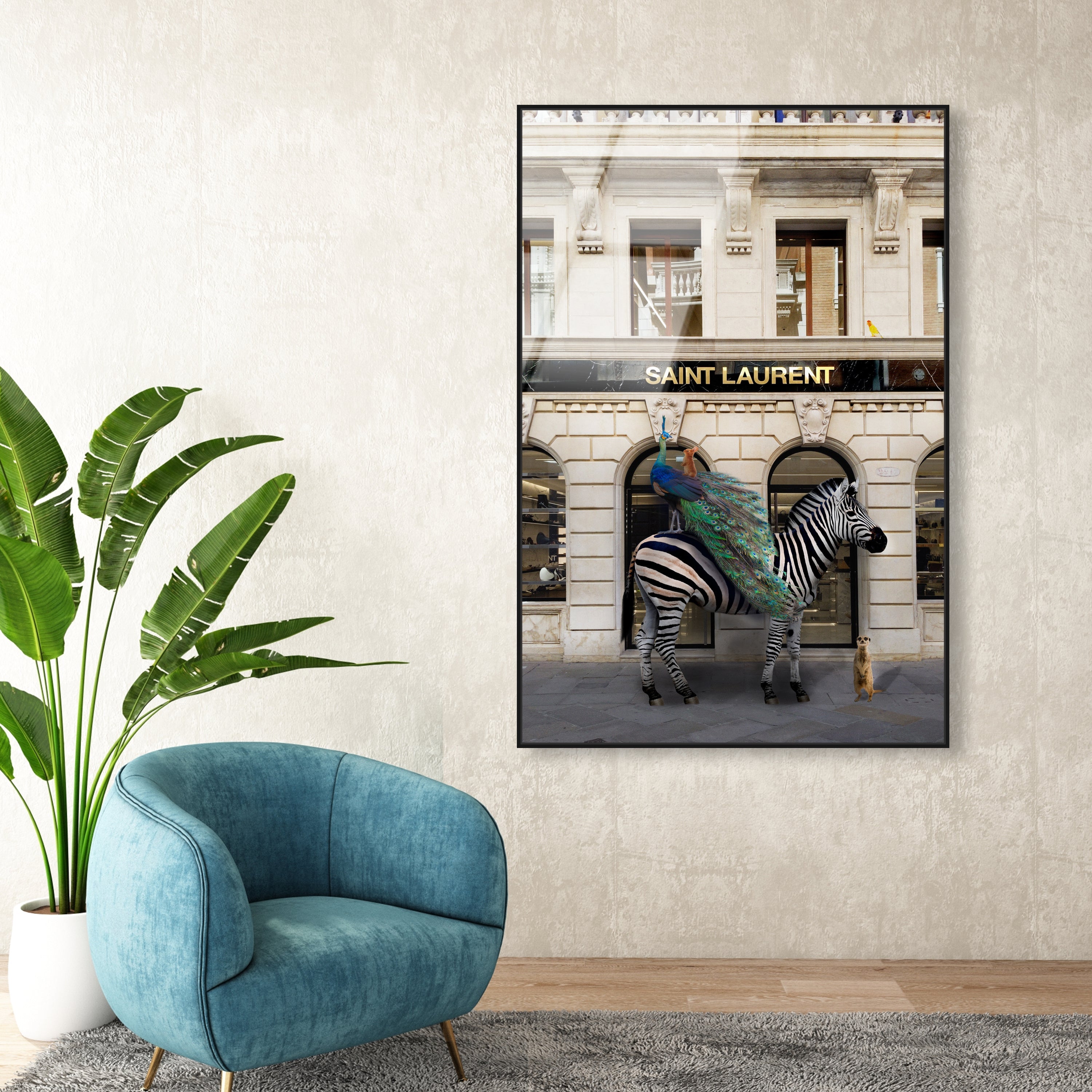 オリバーガル　Yves Saint Laurent Team Laurent | Fashion and Glam Wall Art by The Oliver Gal