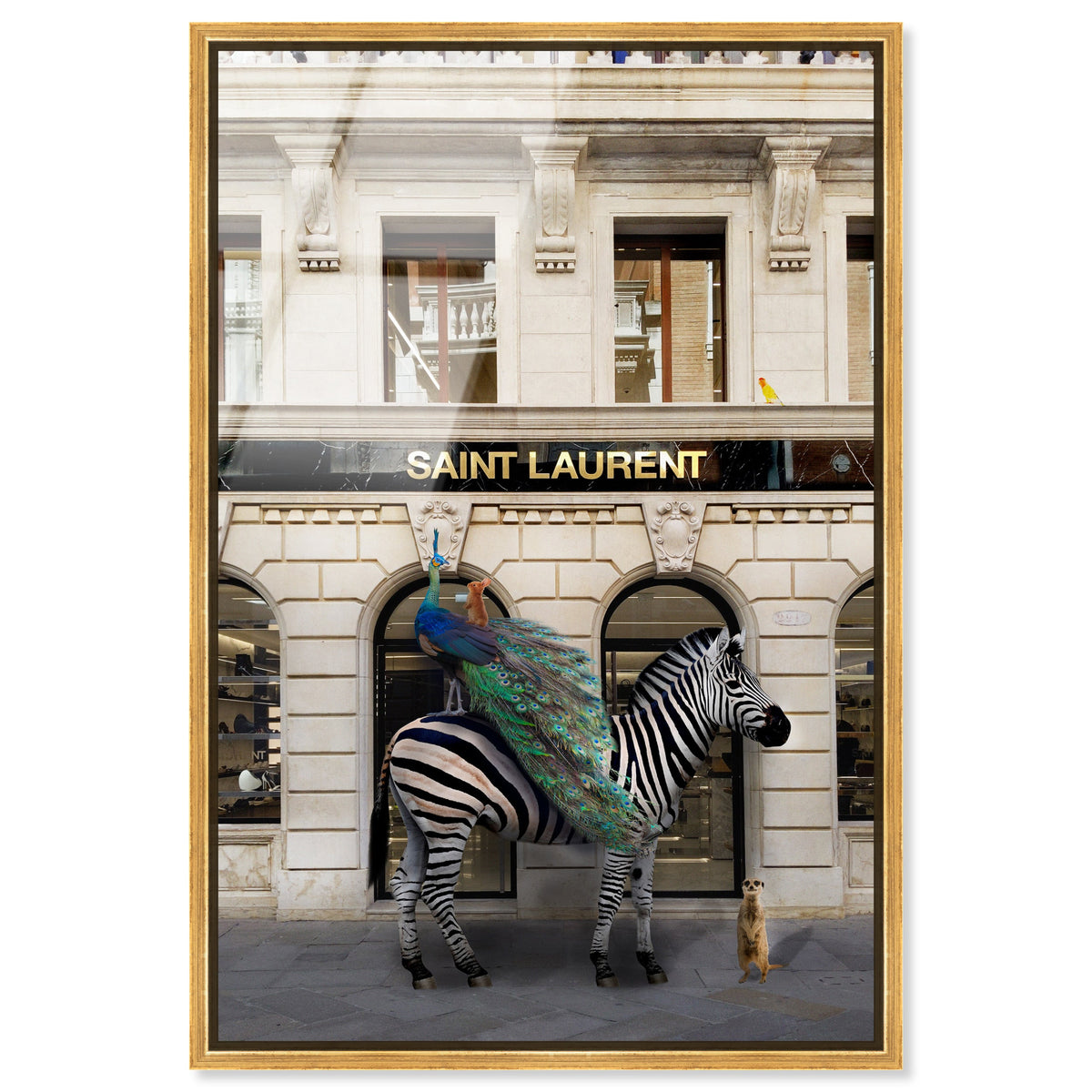 【新品】 オリバーガル OliverGal Ain't Laurent Team Laurent | Fashion and Glam Wall Art by The Oliver Gal