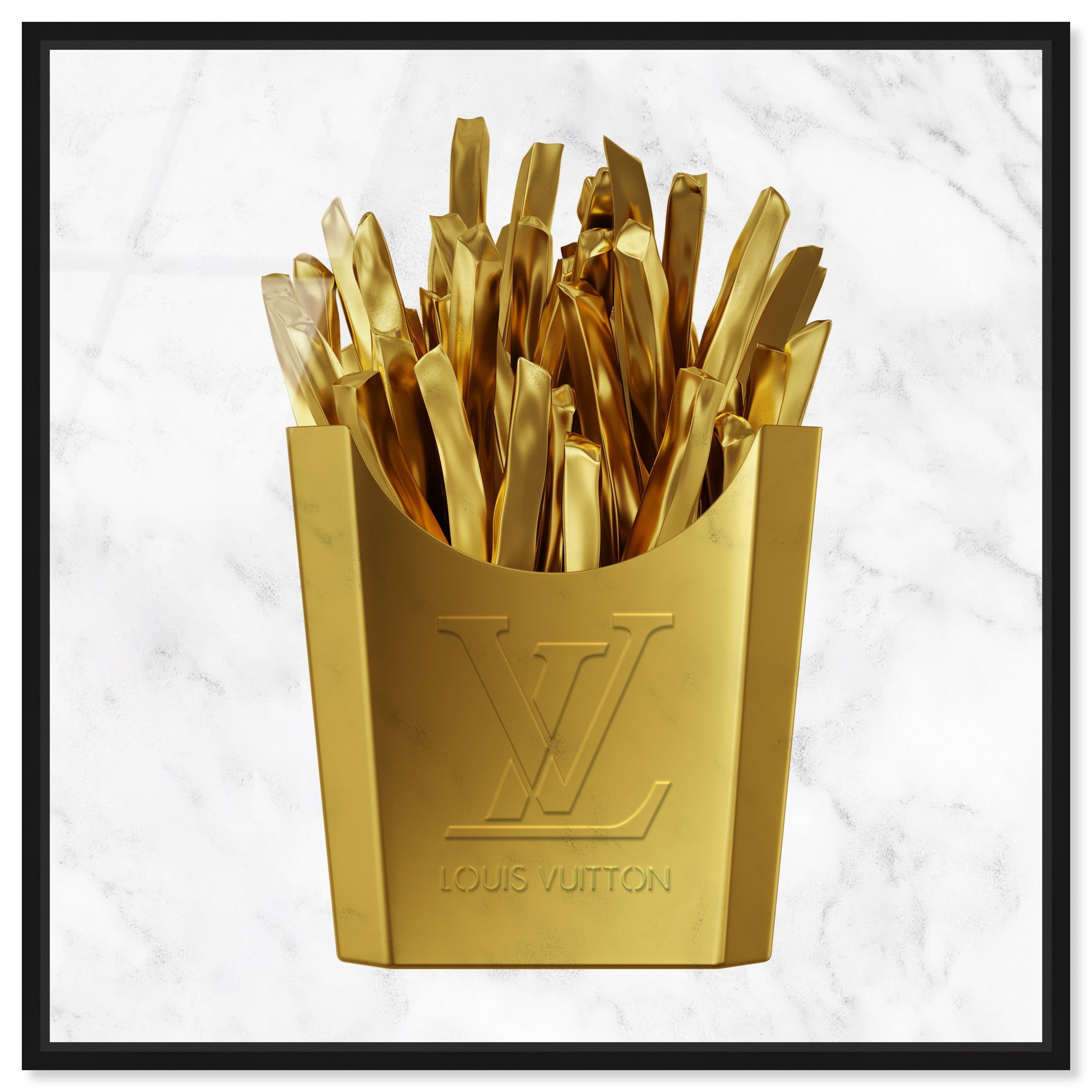 Oliver Gal ルイヴィトン　ソフトクリームアート Designer Fries | Fashion and Glam Wall Art by The Oliver Gal