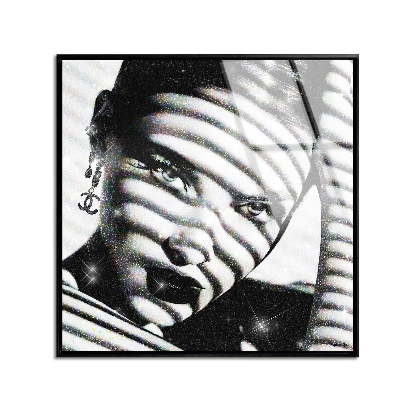 Solid Stare - Framed Acrylic Art