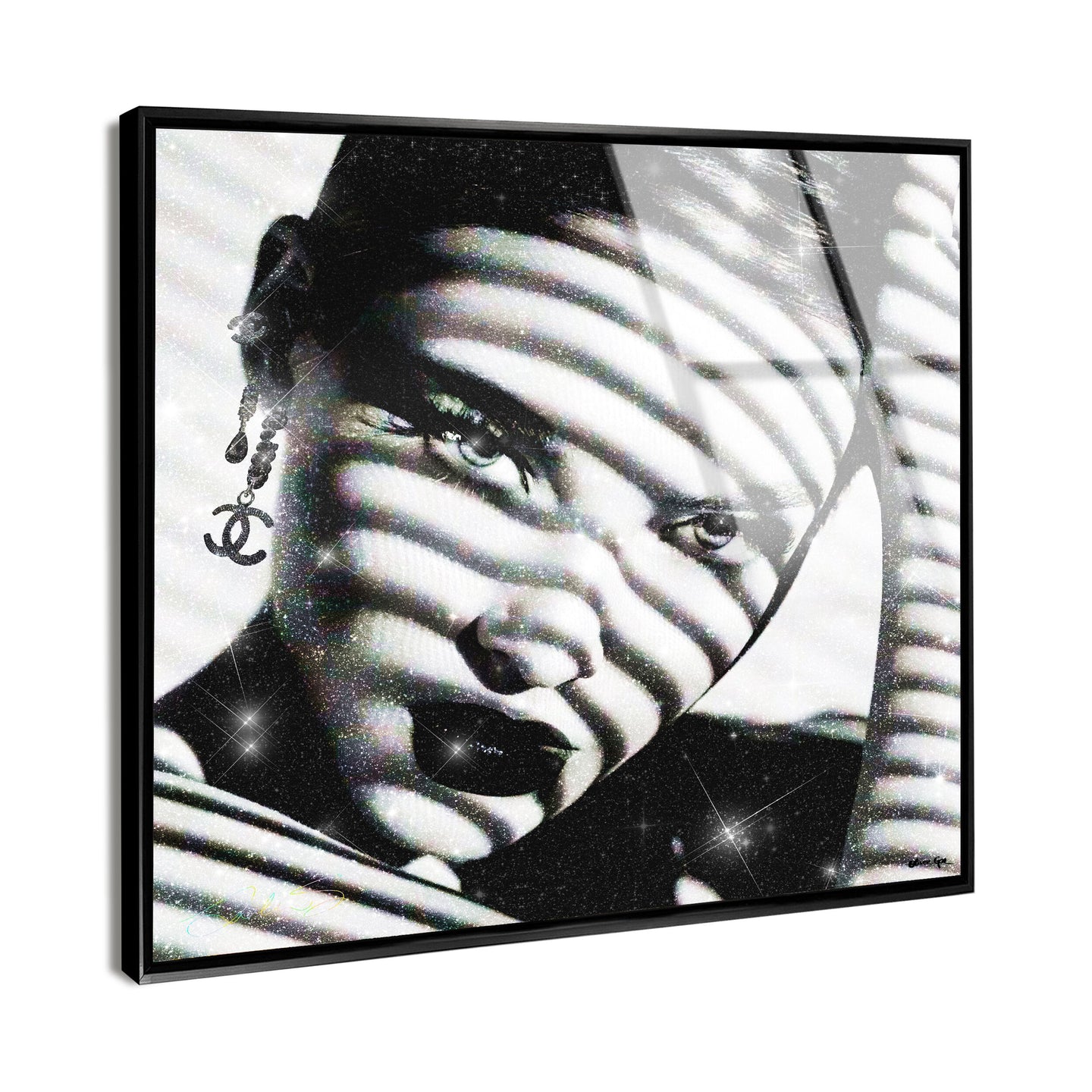 Solid Stare - Framed Acrylic Art