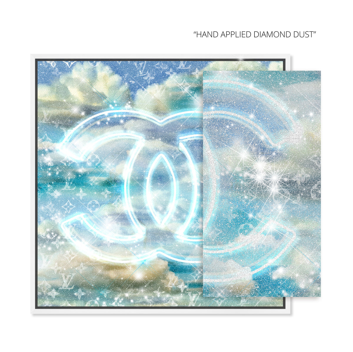 Clouds of Deauville: Diamond Dust Wall Art | Oliver Gal
