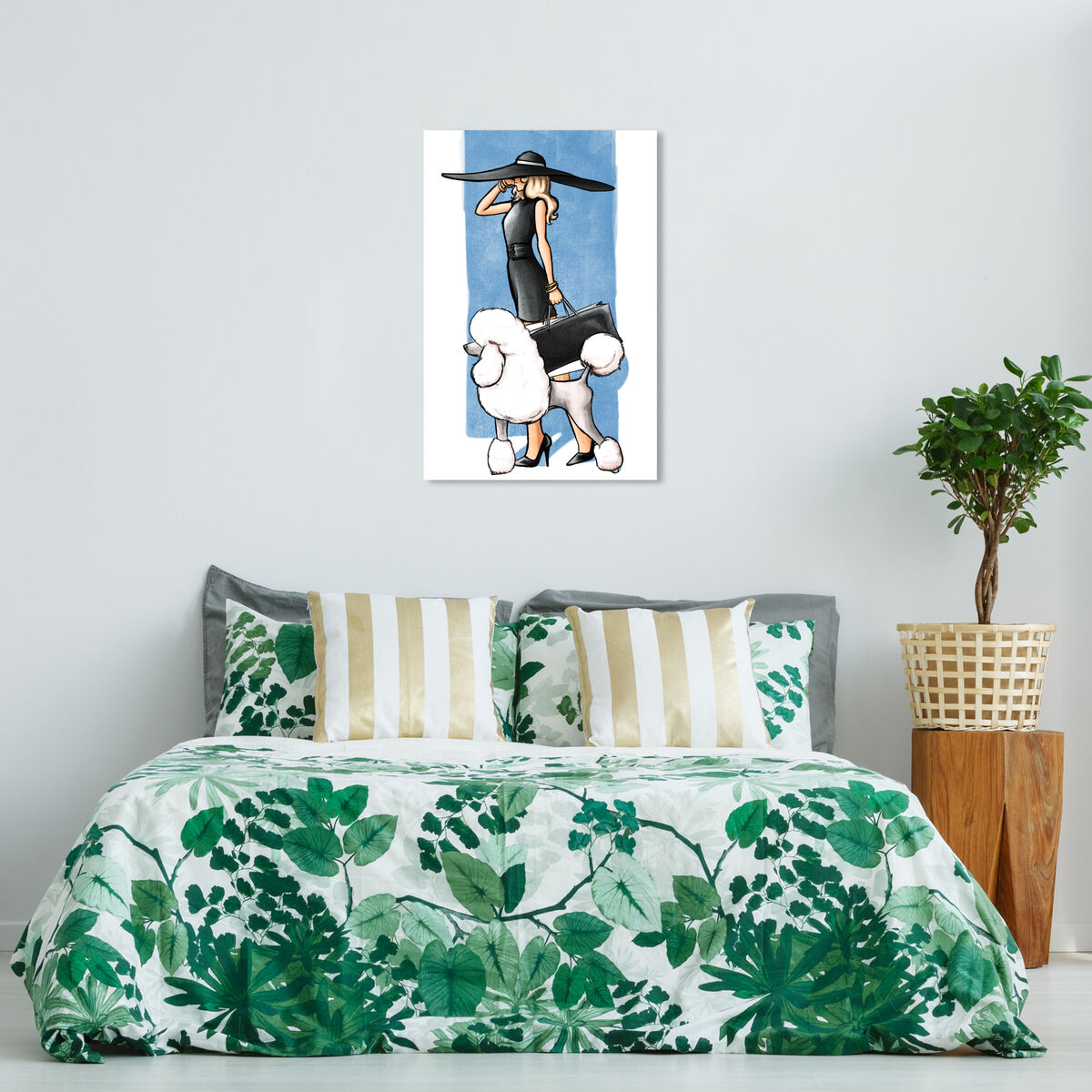 【新品】Oliver Gal Glam on a Stroll Blue Glam on a Stroll Blue II | Fashion and Glam Wall Art by The Oliver Gal