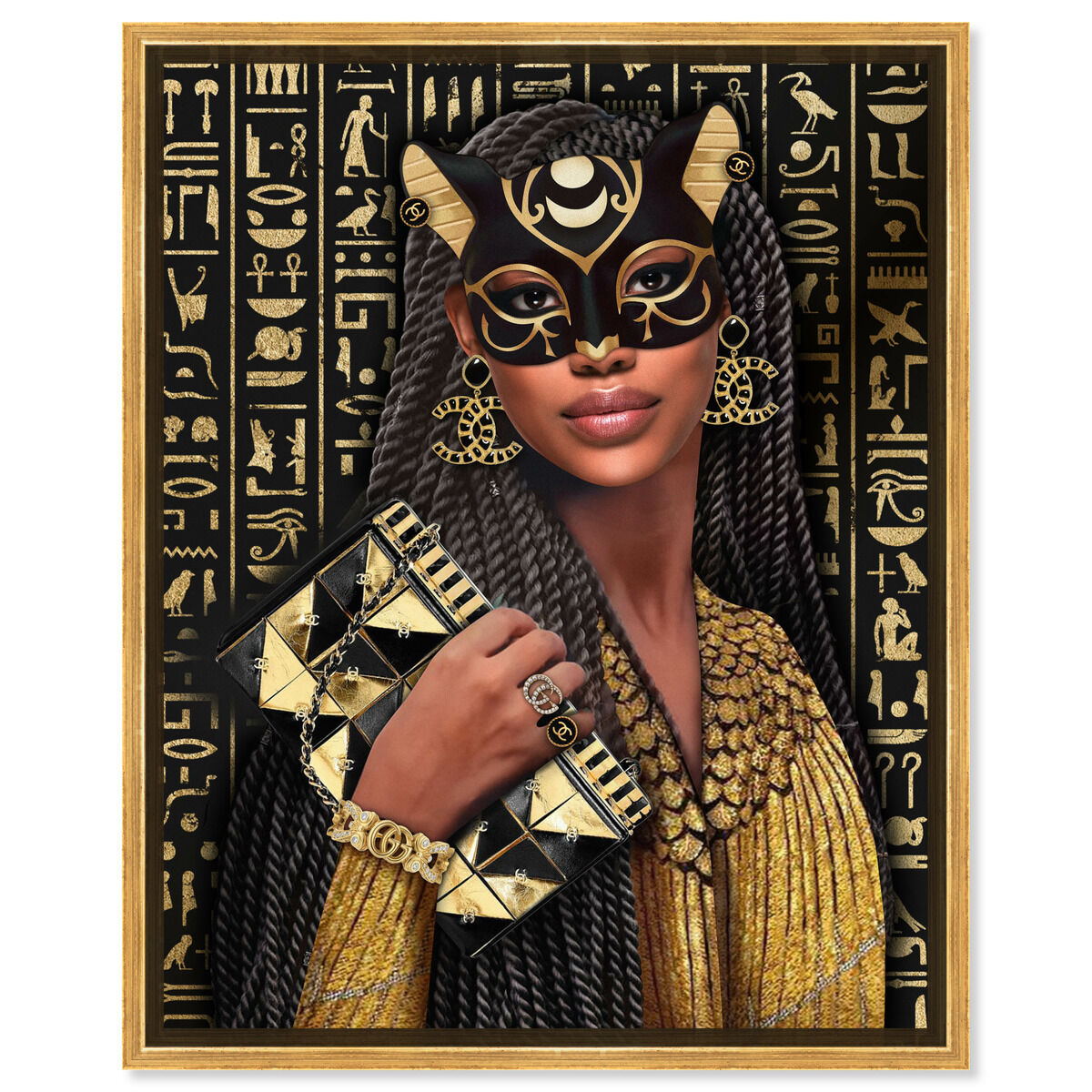 36x45/Framed Canvas/PSGLD