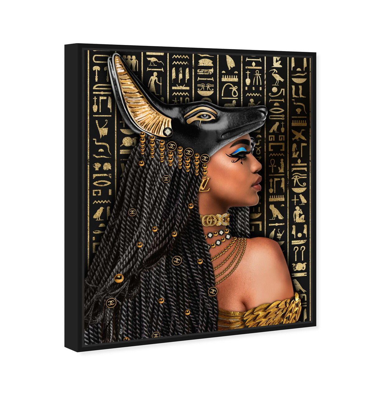 Faizia Goddess | Portrait Wall Art | Oliver Gal