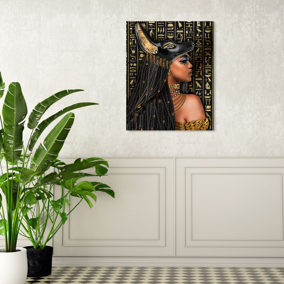 Faizia Goddess | Portrait Wall Art | Oliver Gal