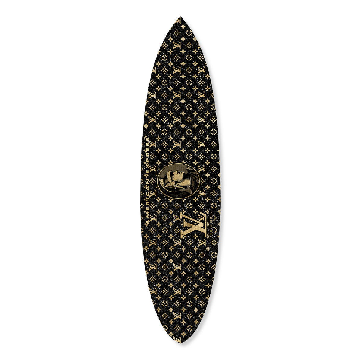 Louis French Plastic Surfboard | Fashion and Glam Wall Art by The