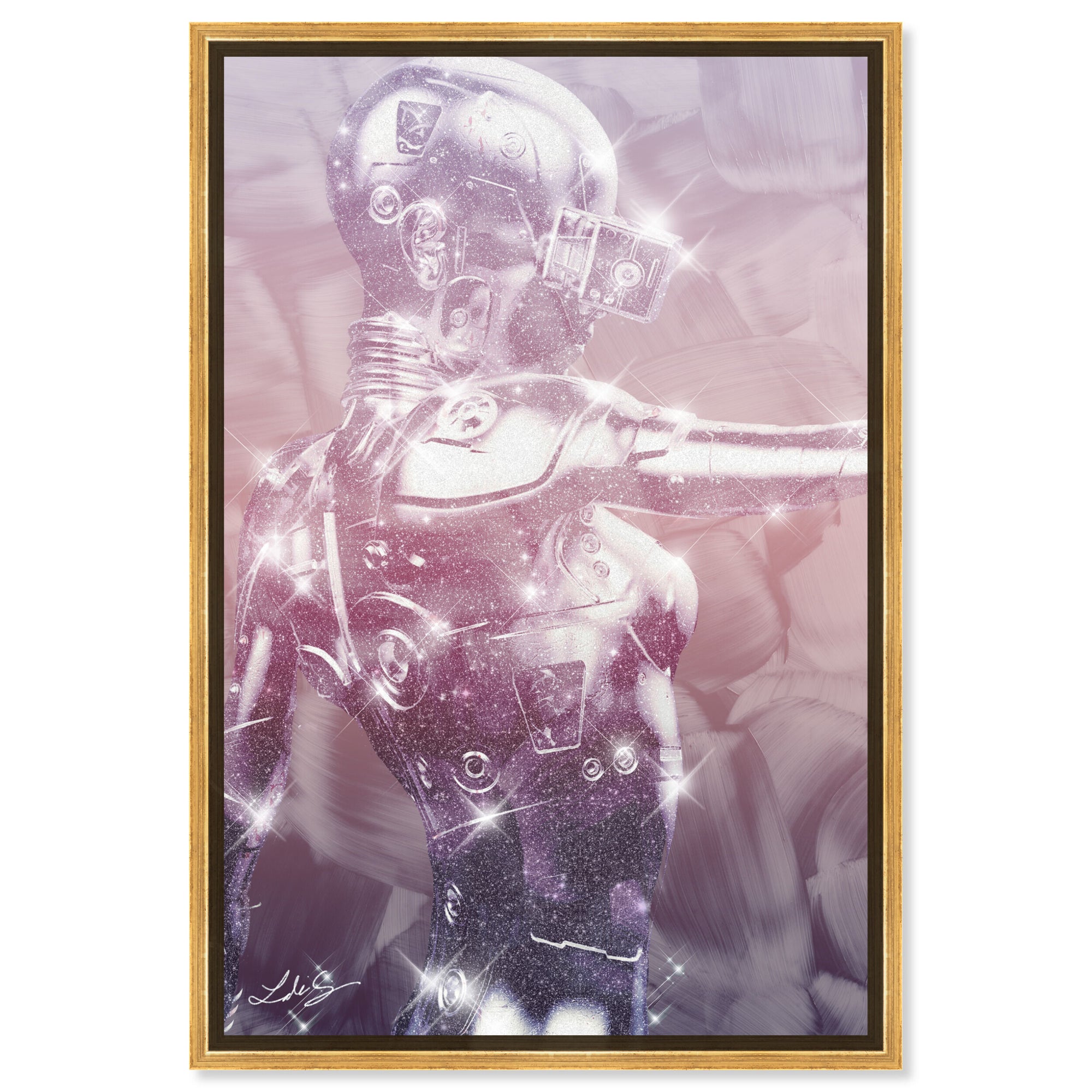 36x54/Framed Canvas/PSGLD
