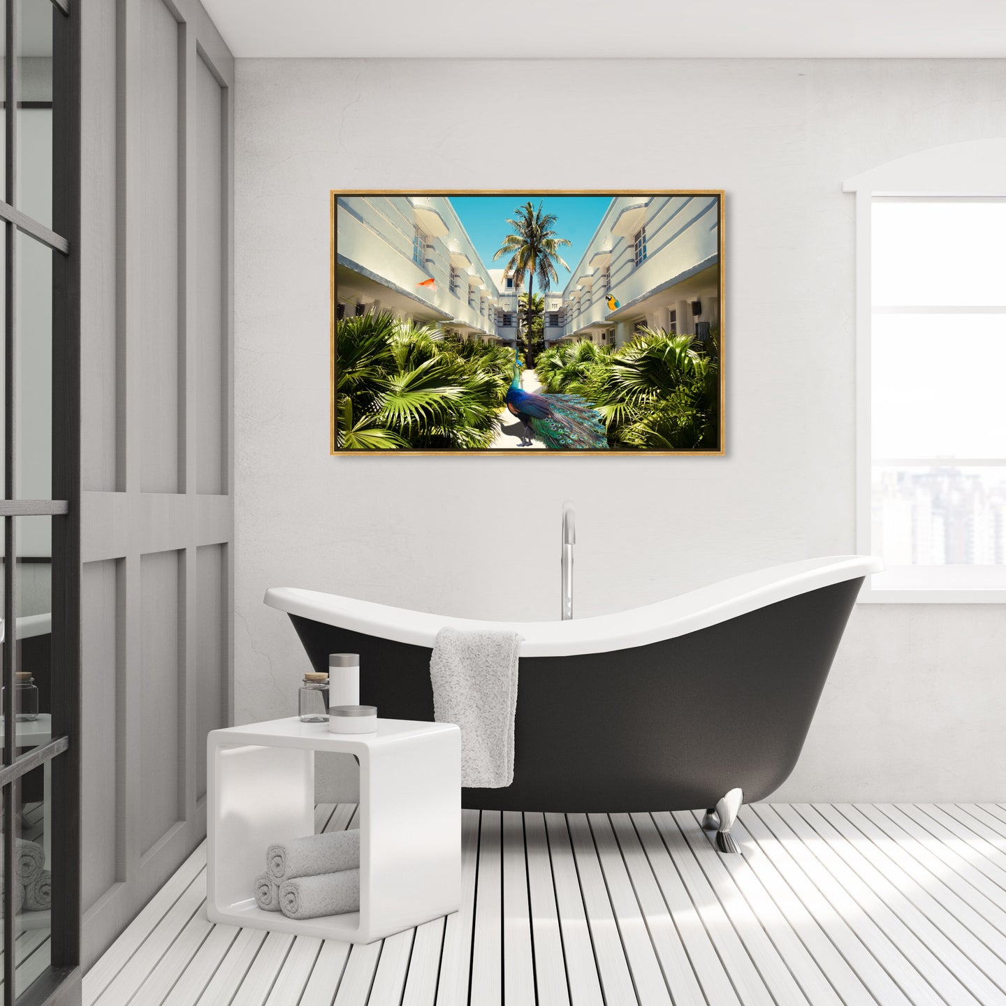 54x36/Framed Canvas/PSGLD