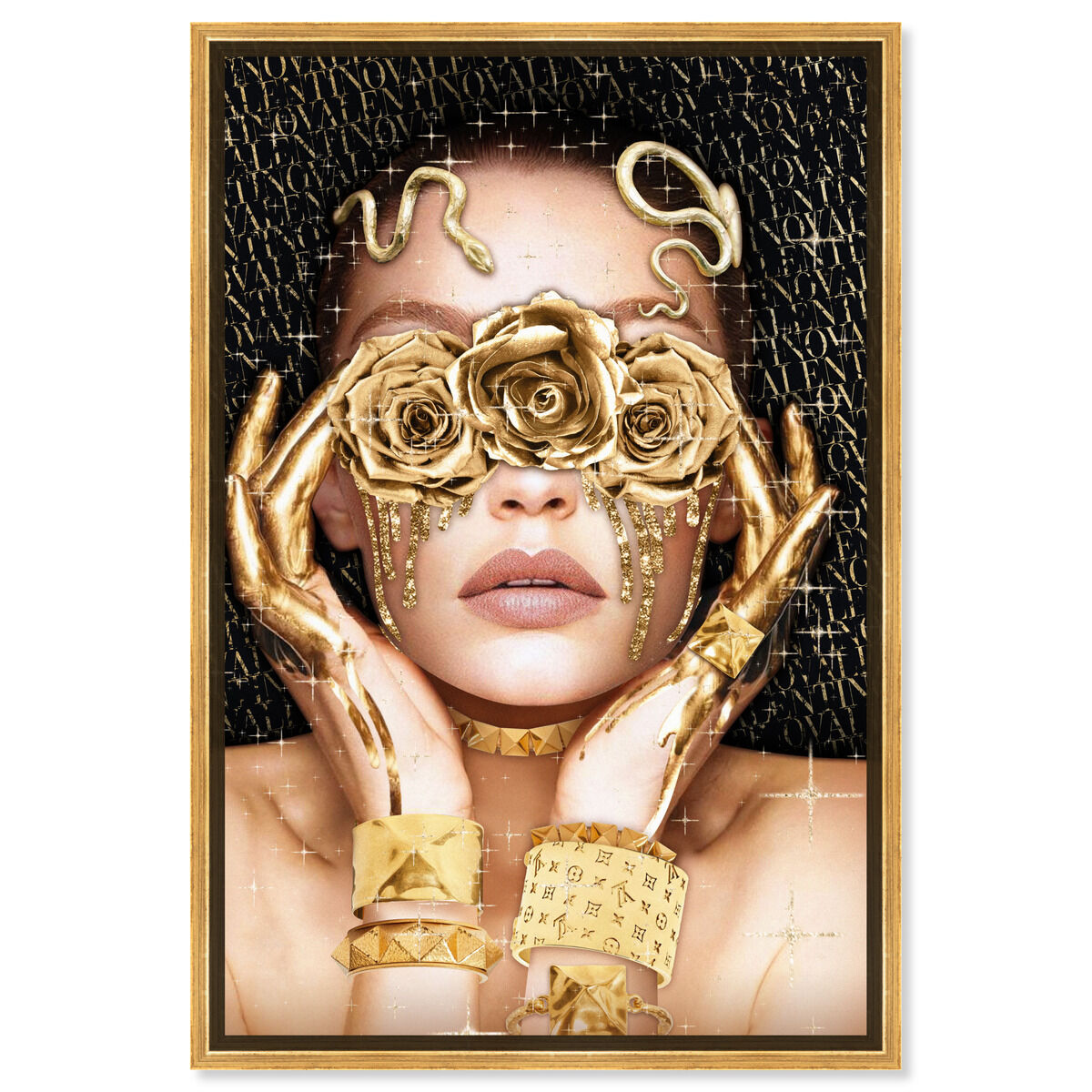 36x54/Framed Canvas/PSGLD