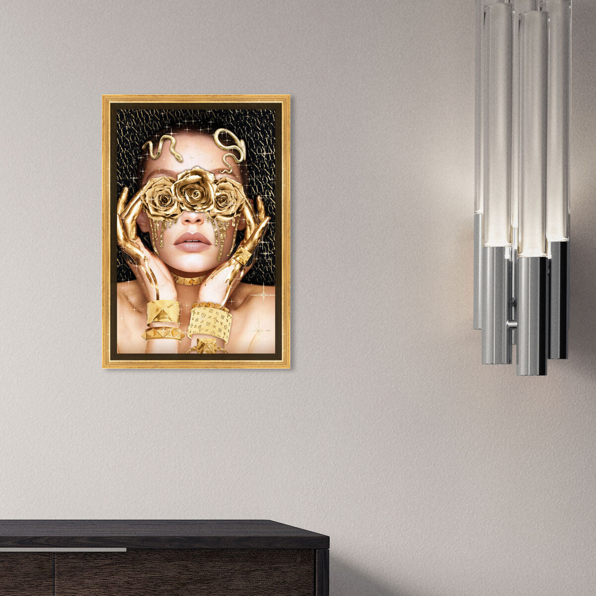 36x54/Framed Canvas/PSGLD