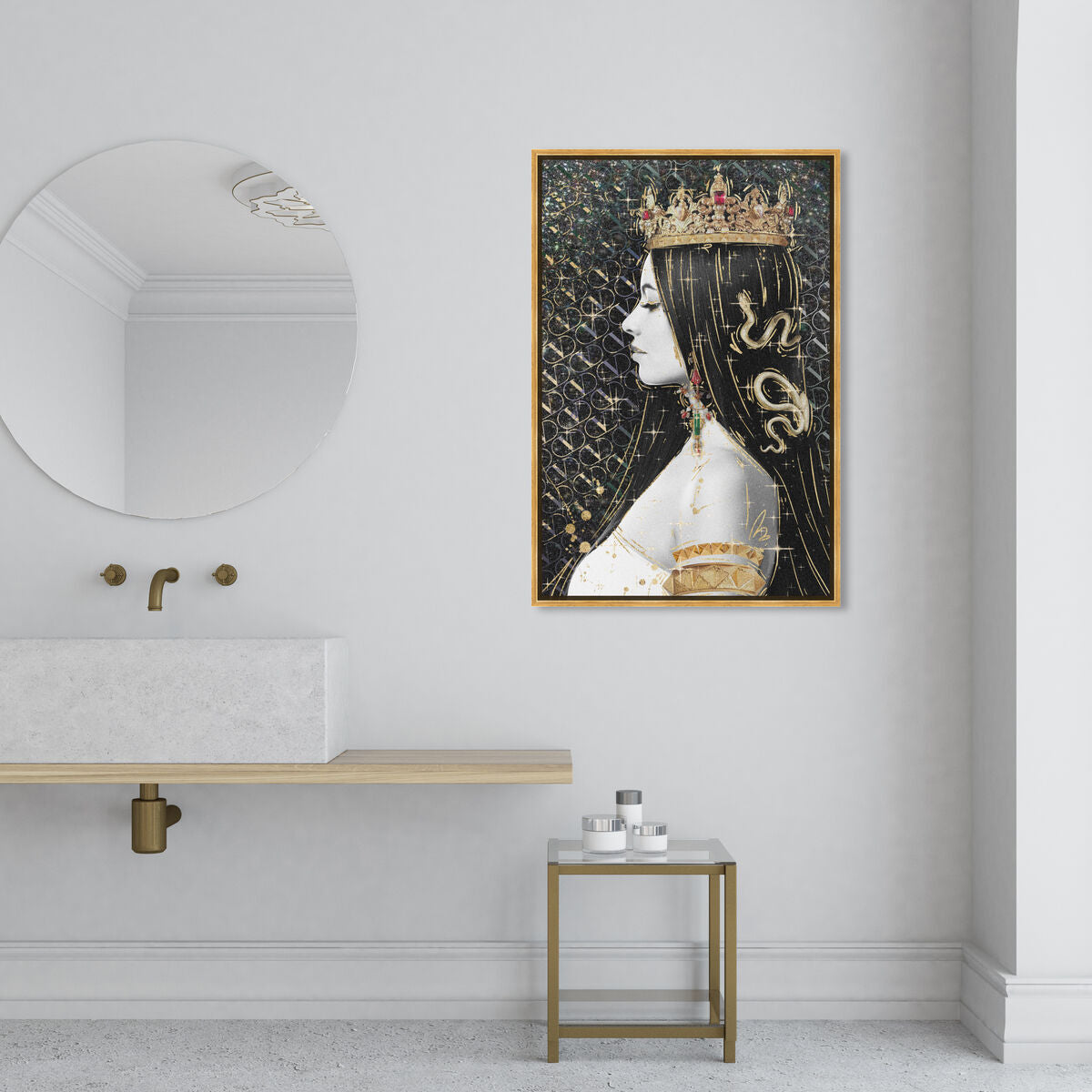 36x54/Framed Canvas/PSGLD