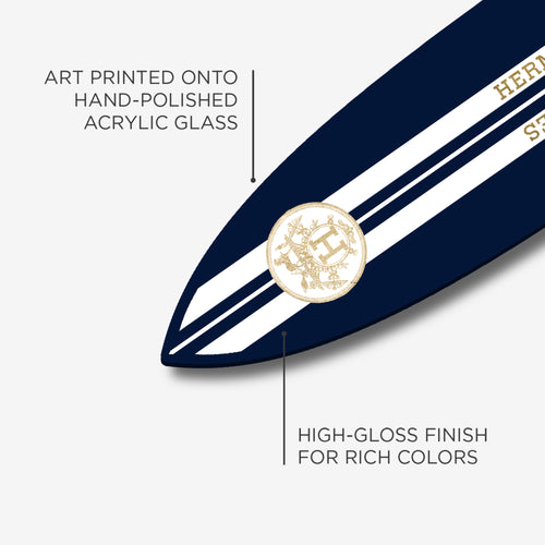 【OHANA様用】オリバーガルFRENCH FRENCH FRENCH French Surfboard Navy | Fashion and Glam Wall Art by The Oliver Gal