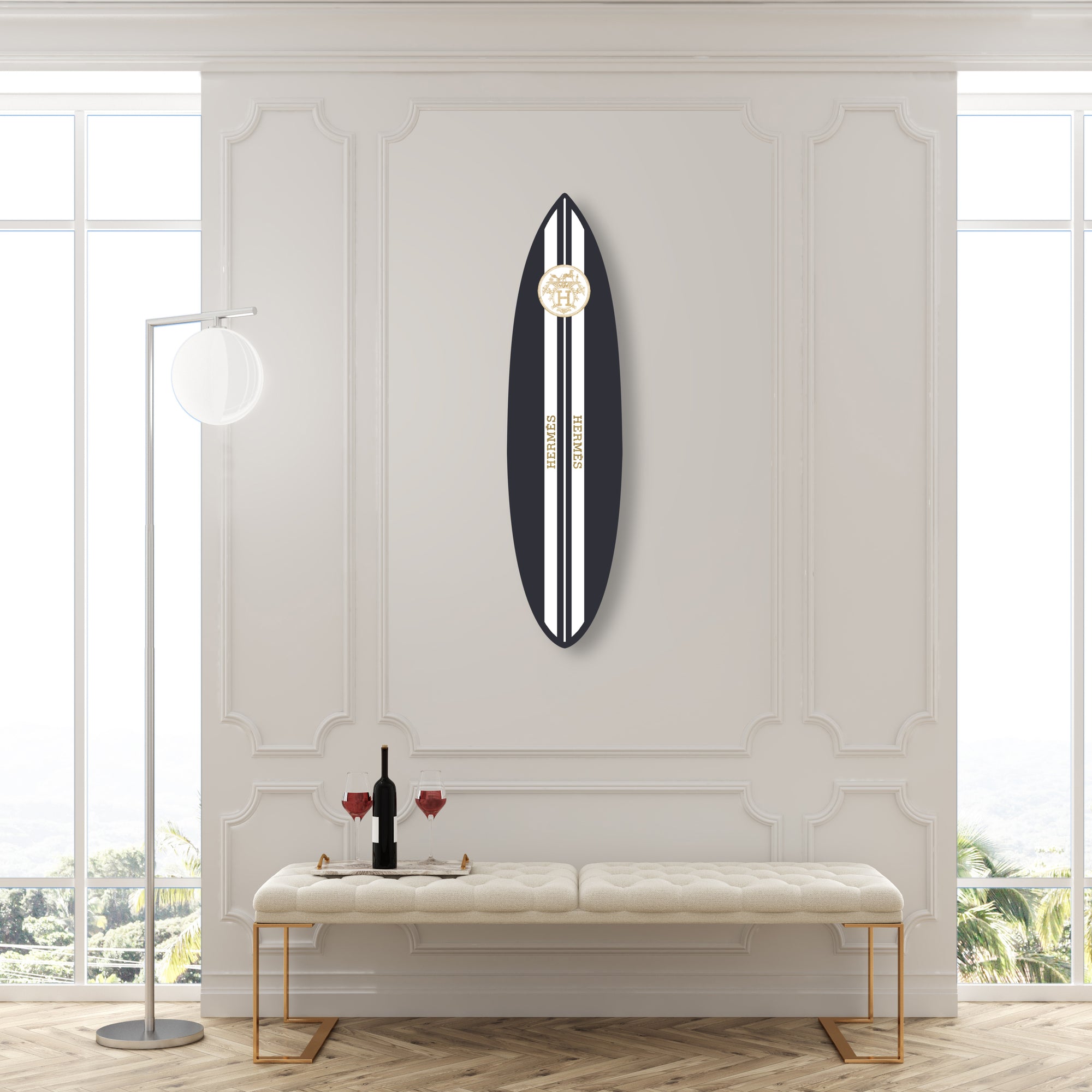 French Surfboard Charcoal