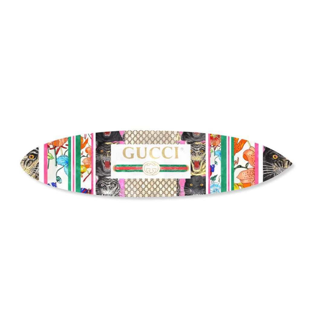Coutour Garden | Surfboard Gallery Wall