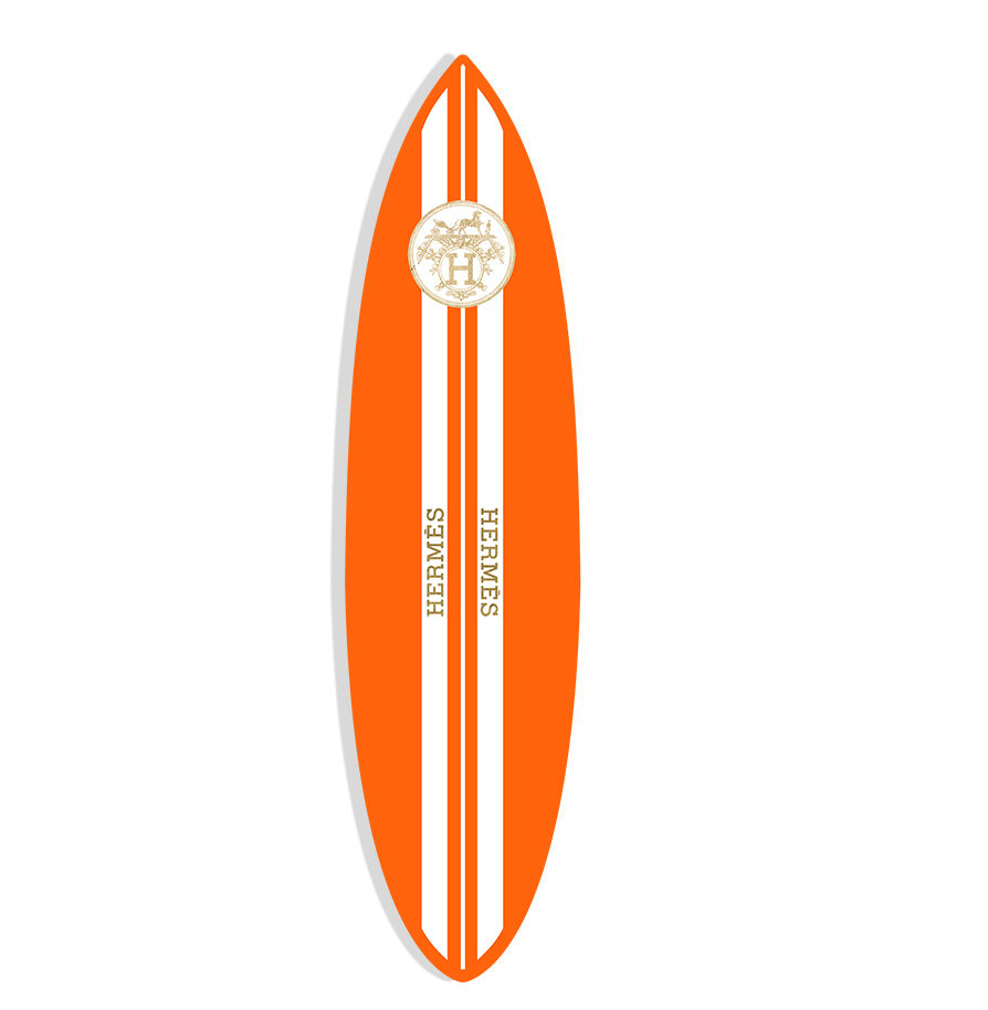French Surfboard Flat II | Wall Art by Oliver Gal