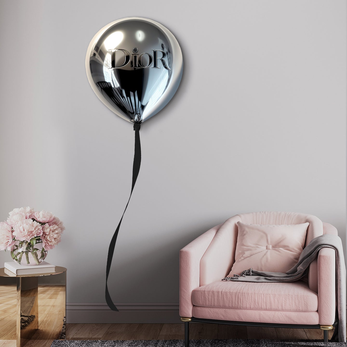 Lustrous Balloon Fantasy V | Acrylic Silhouette