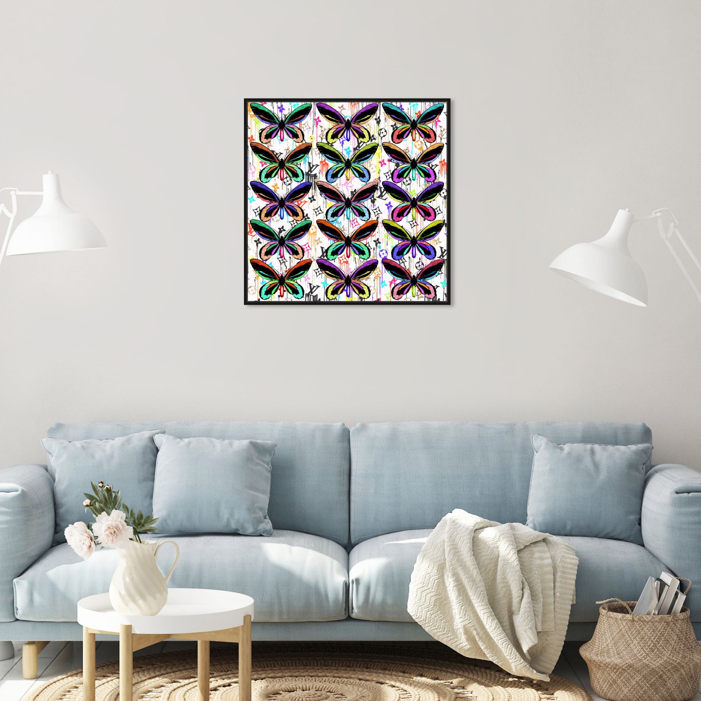 40x40/Framed Canvas/BFL