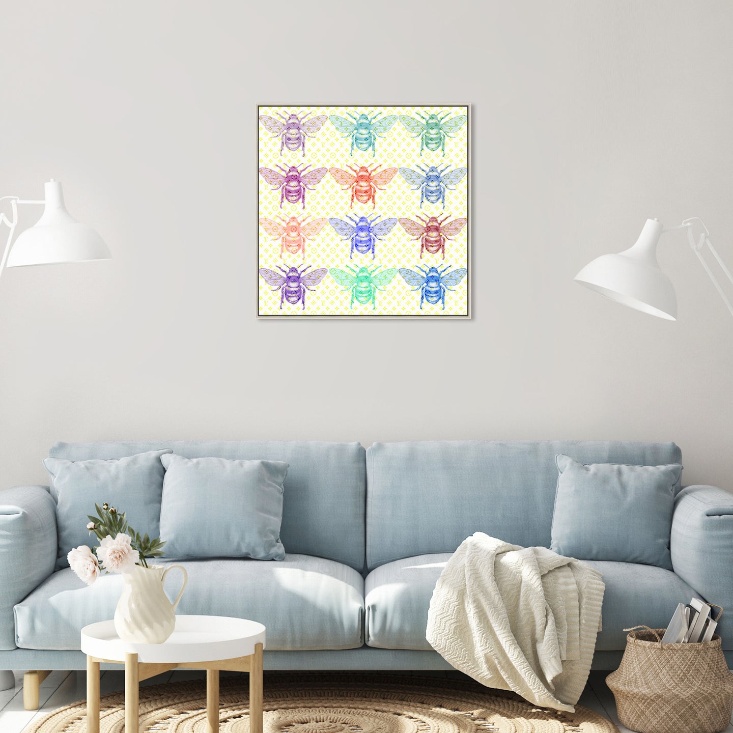 40x40/Framed Canvas/CFL