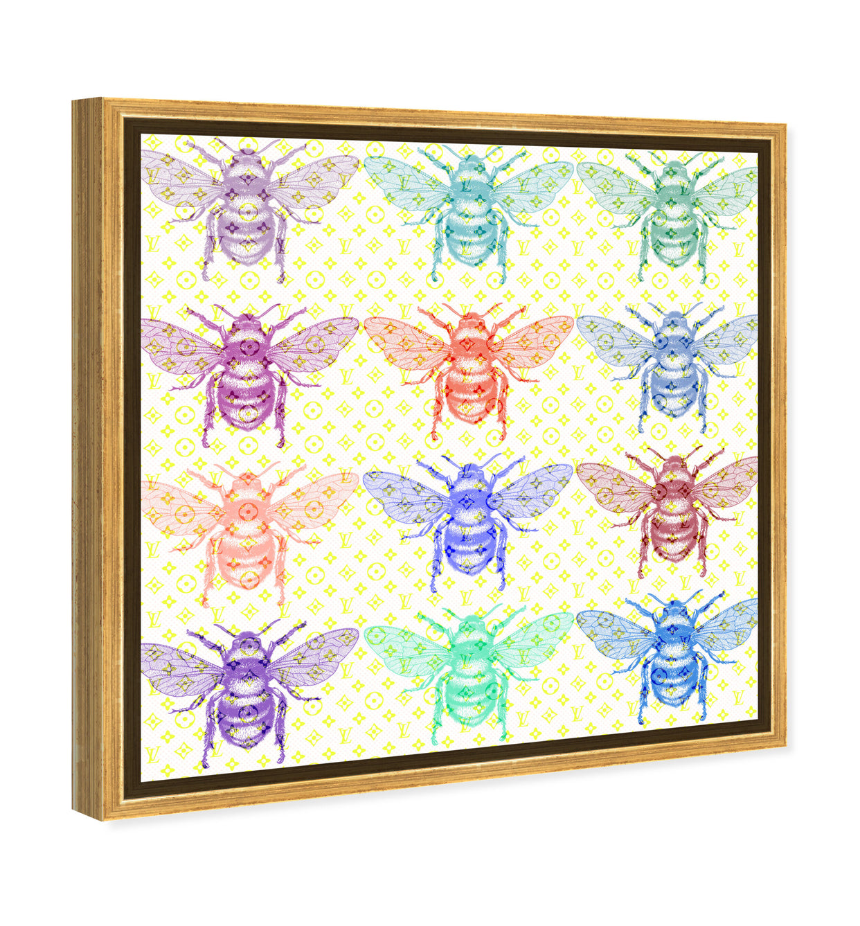 40x40/Framed Canvas/PSGLD