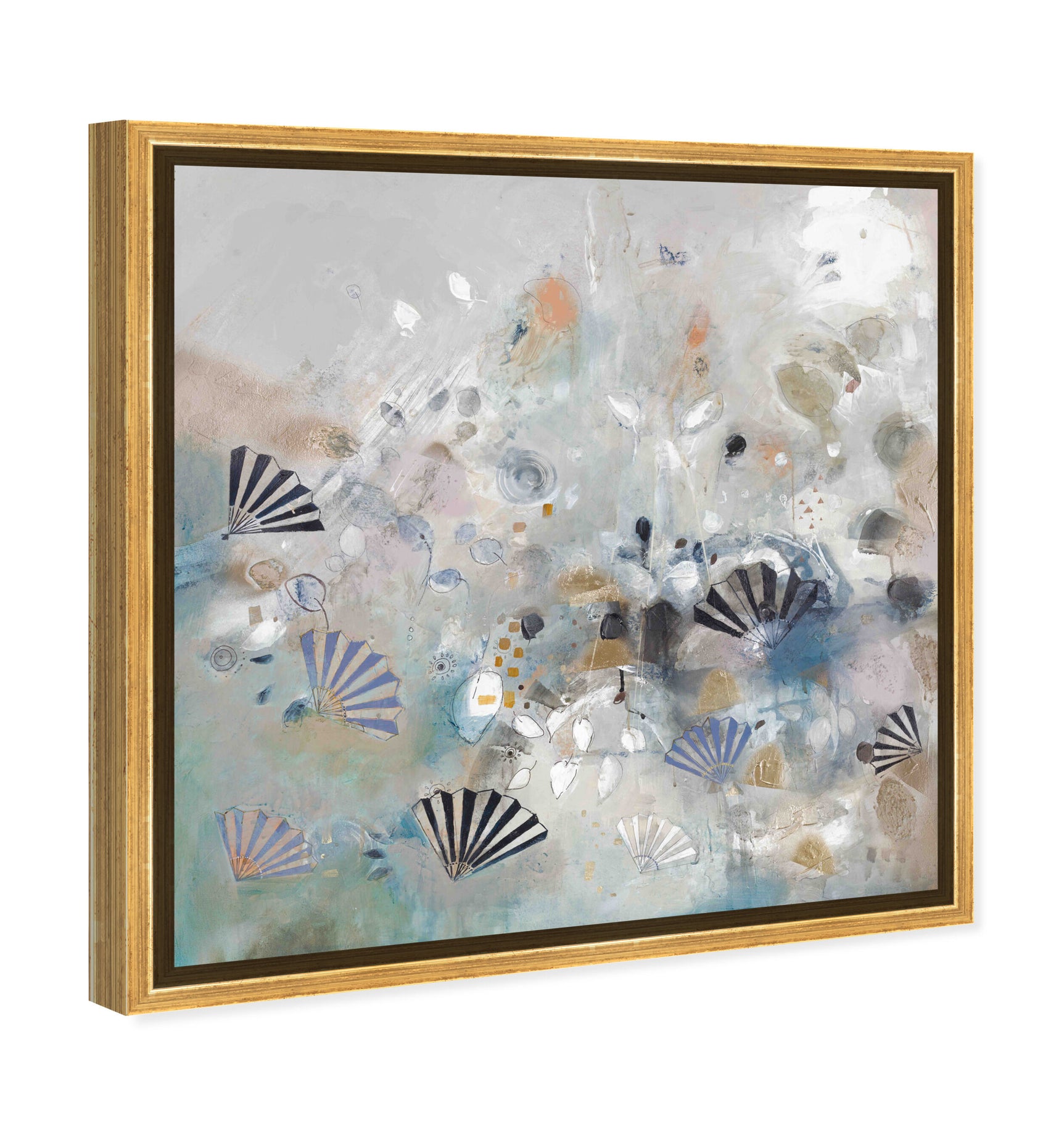 40x40/Framed Canvas/PSGLD