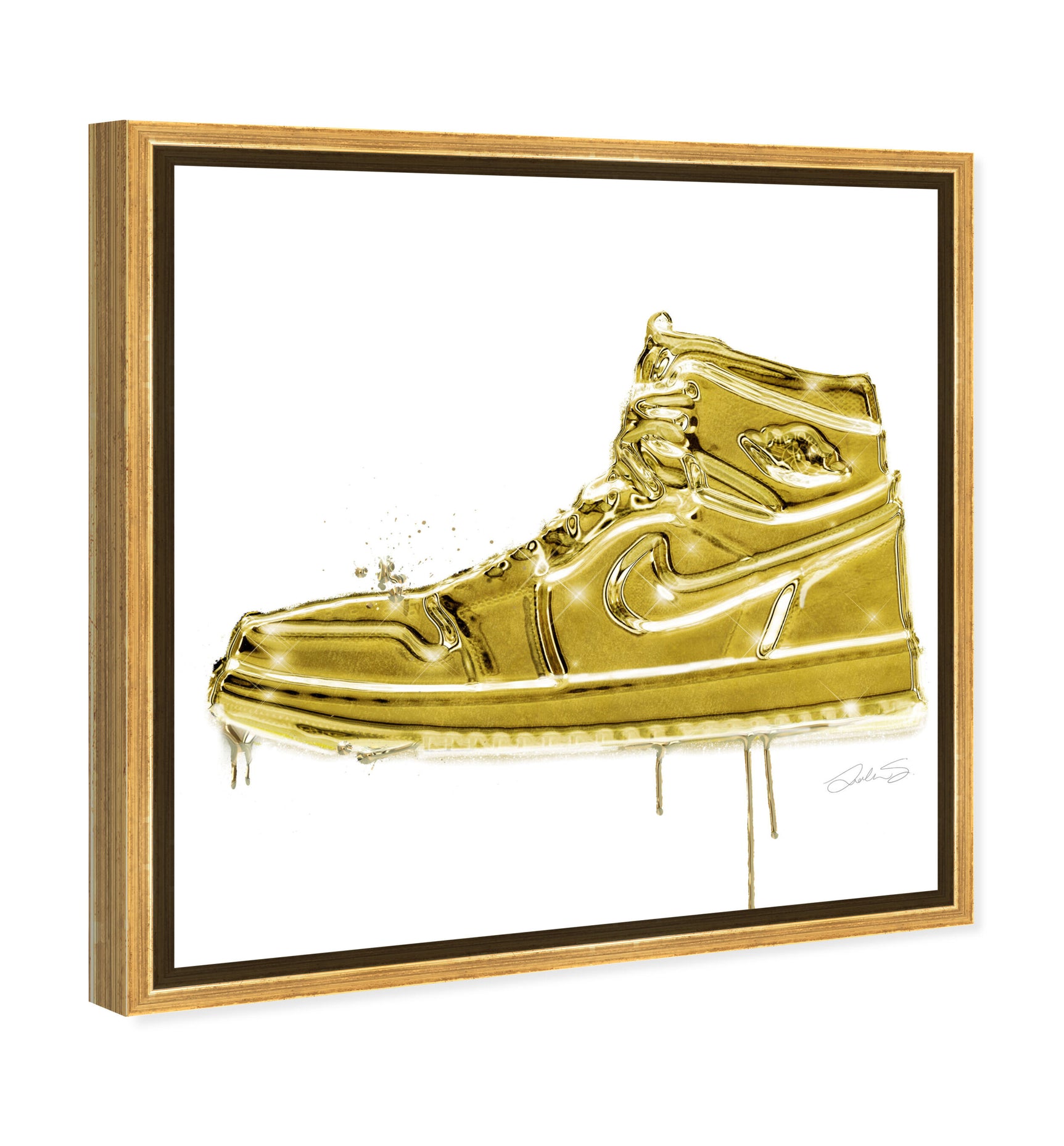 40x40/Framed Canvas/PSGLD