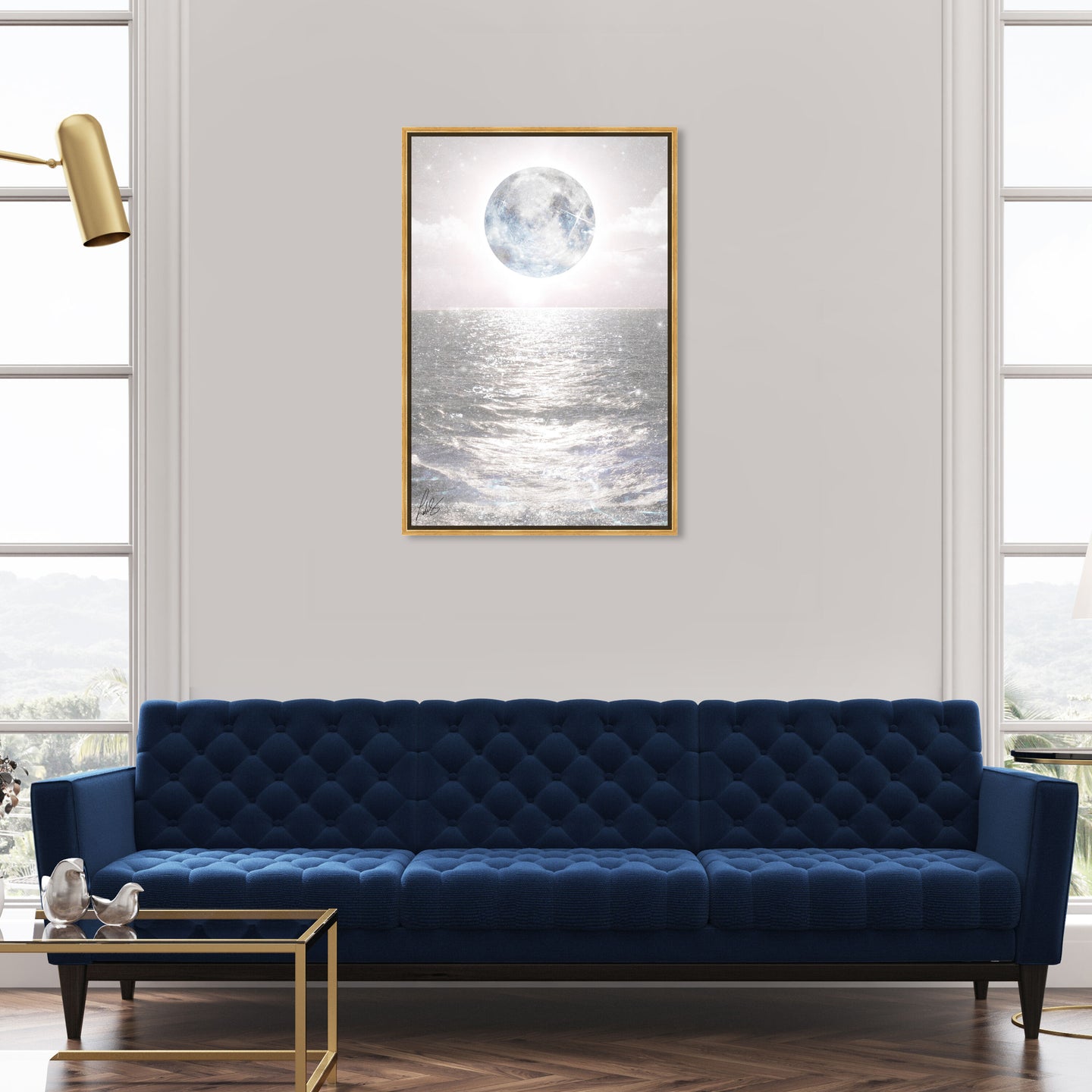 36x54/Framed Canvas/PSGLD