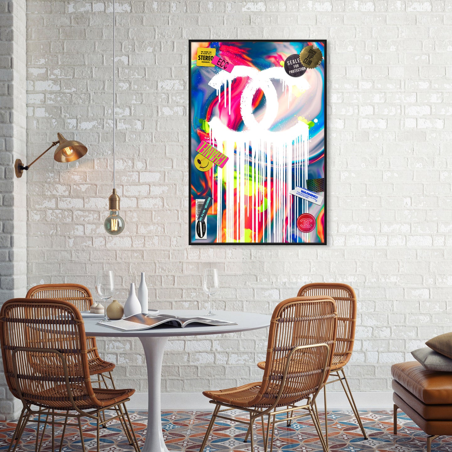36x54/Framed Canvas/BFL