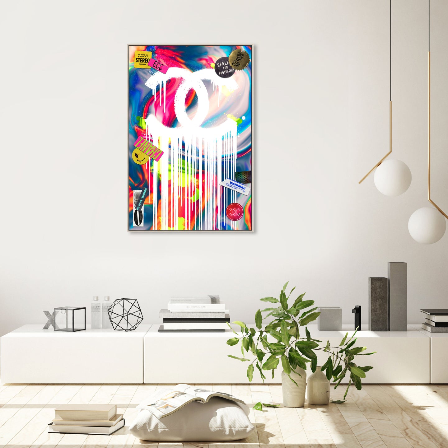 36x54/Framed Canvas/CFL