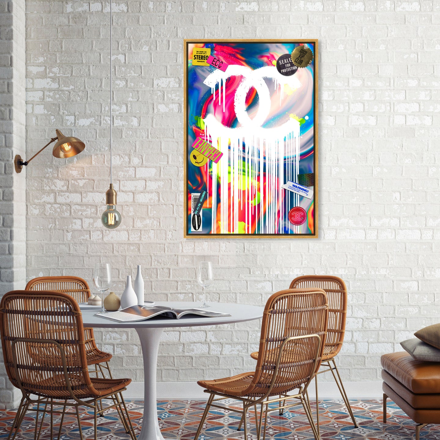 36x54/Framed Canvas/PSGLD