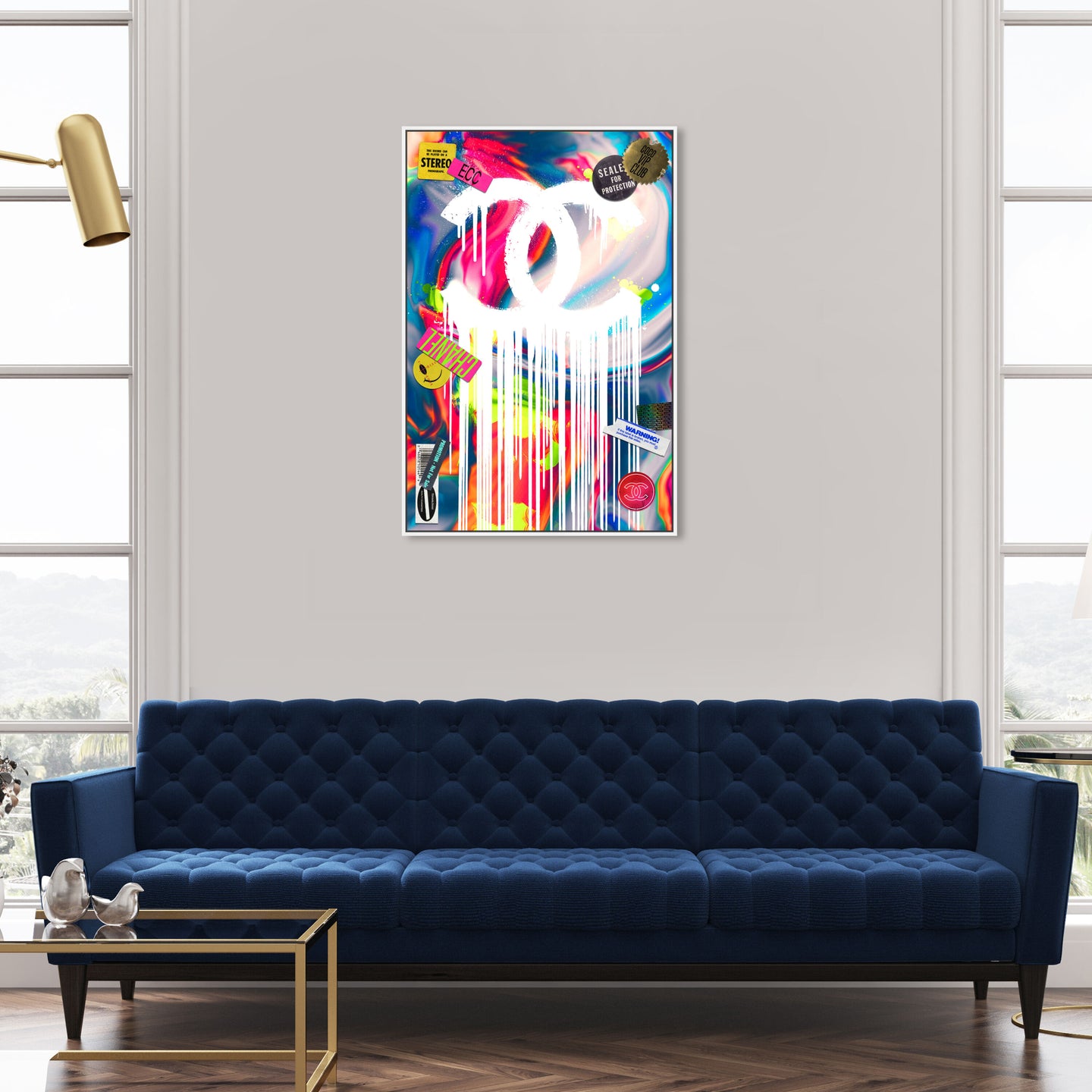 36x54/Framed Canvas/WFL