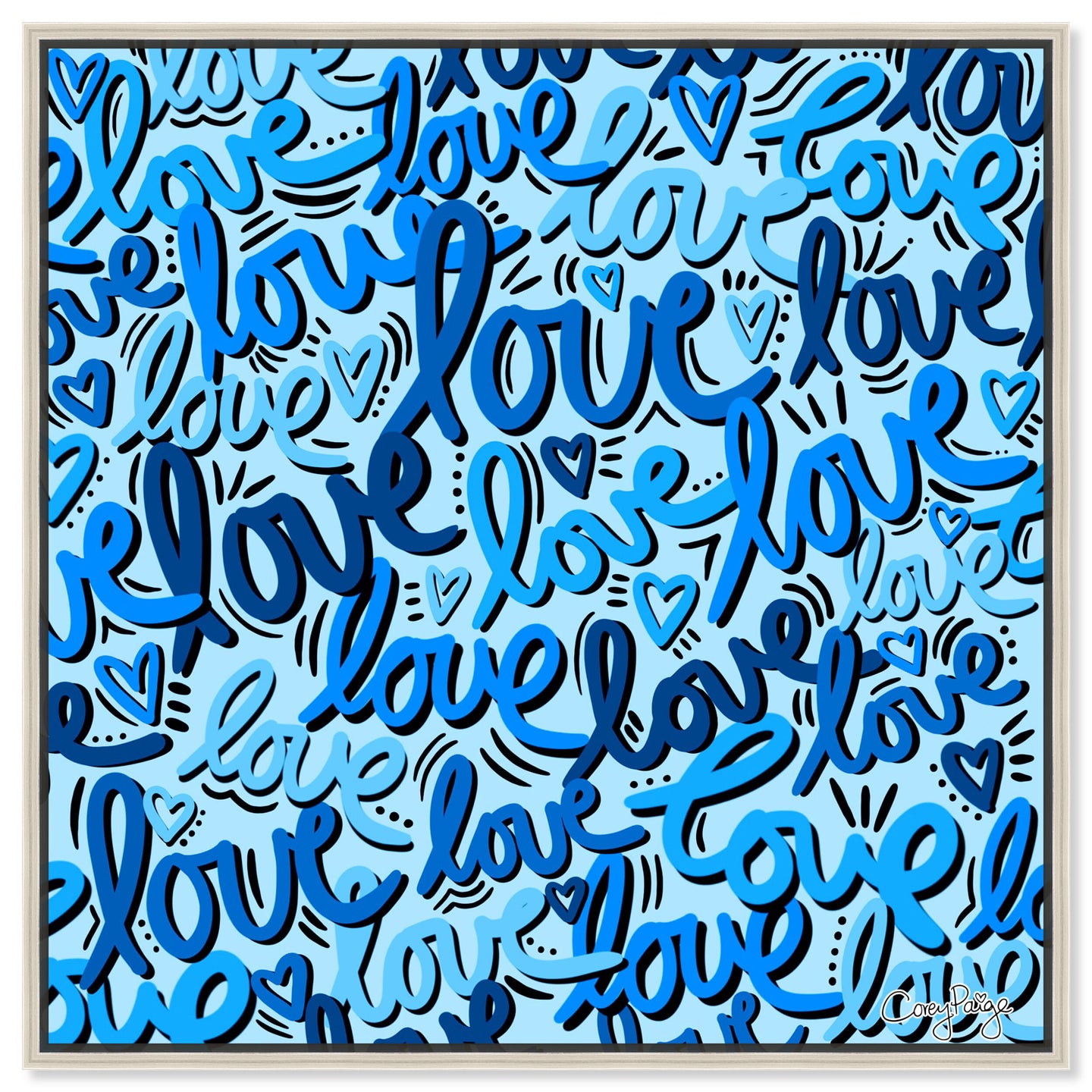 40x40/Framed Canvas/CFL