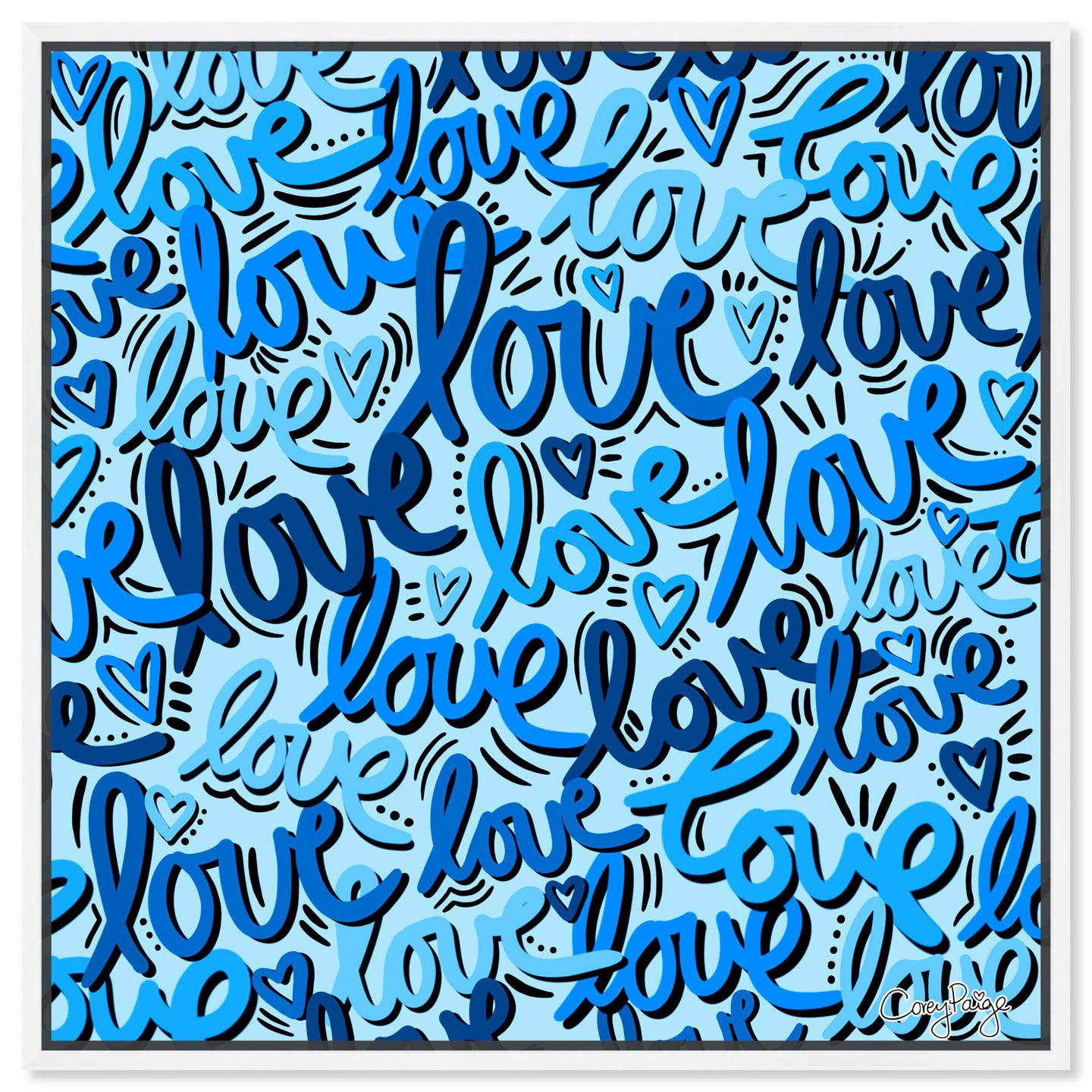 40x40/Framed Canvas/WFL