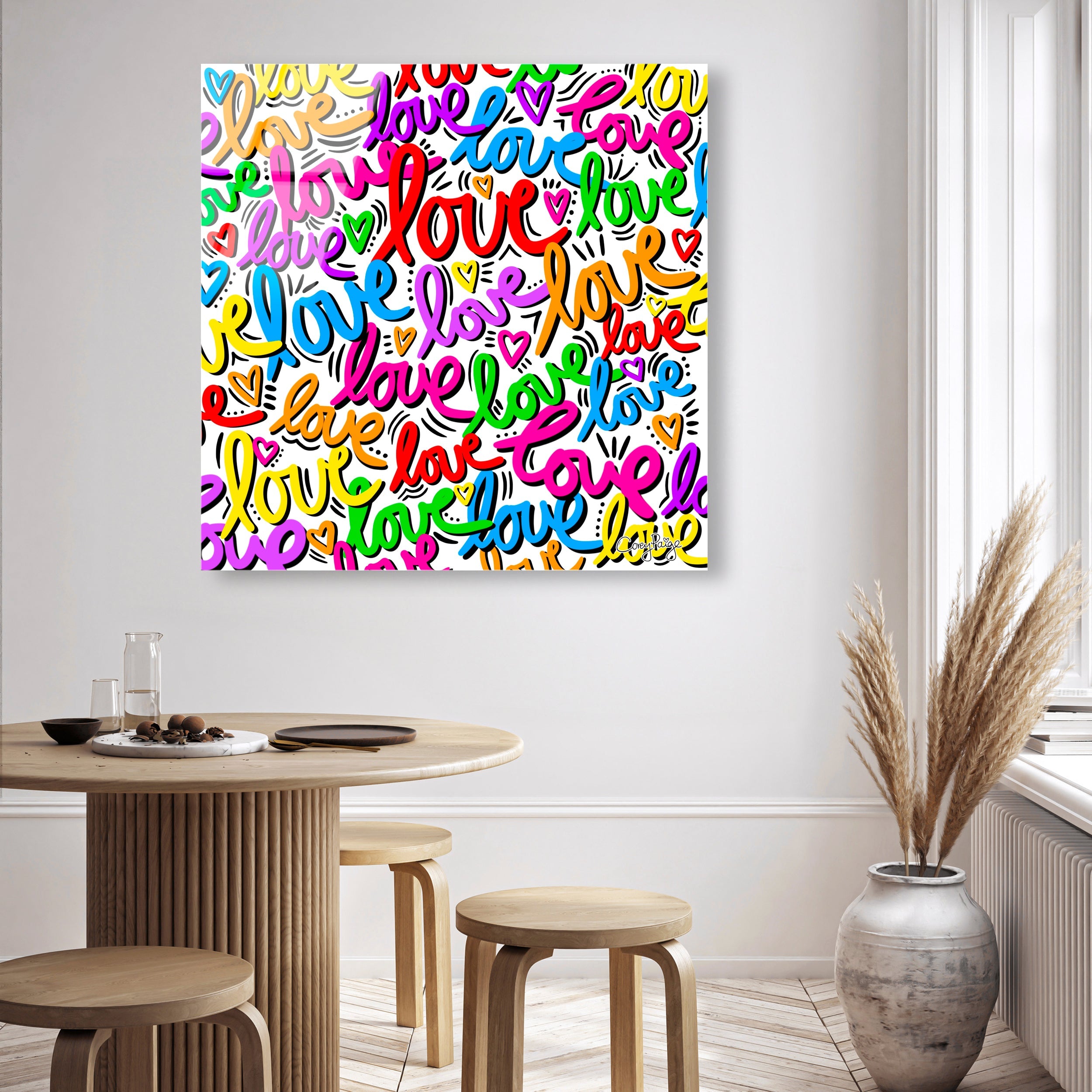 新品 オリバーガル OliverGal Love Pastel Multi-Colored Wall Art | Oliver Gal