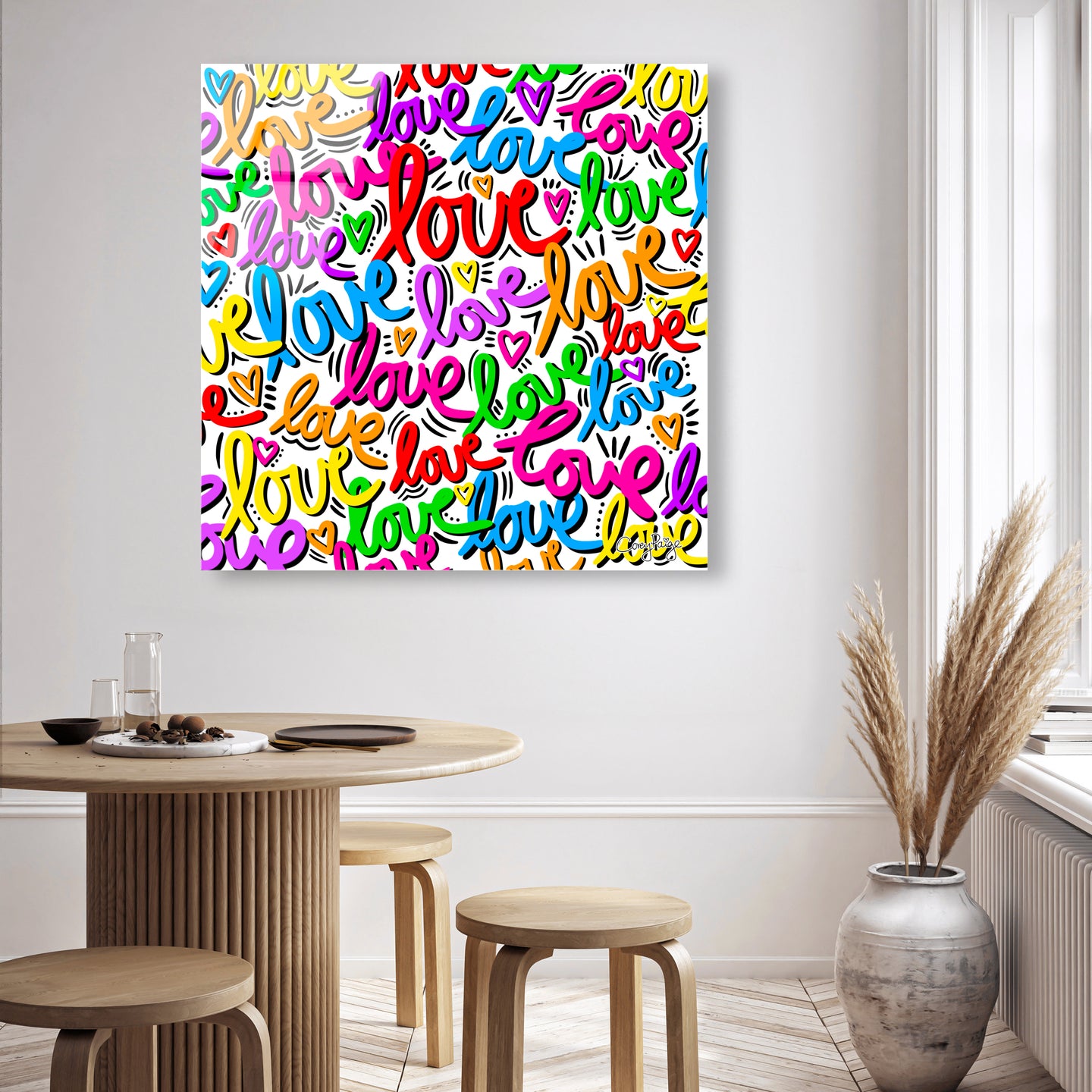 40x40/Acrylic/Unframed