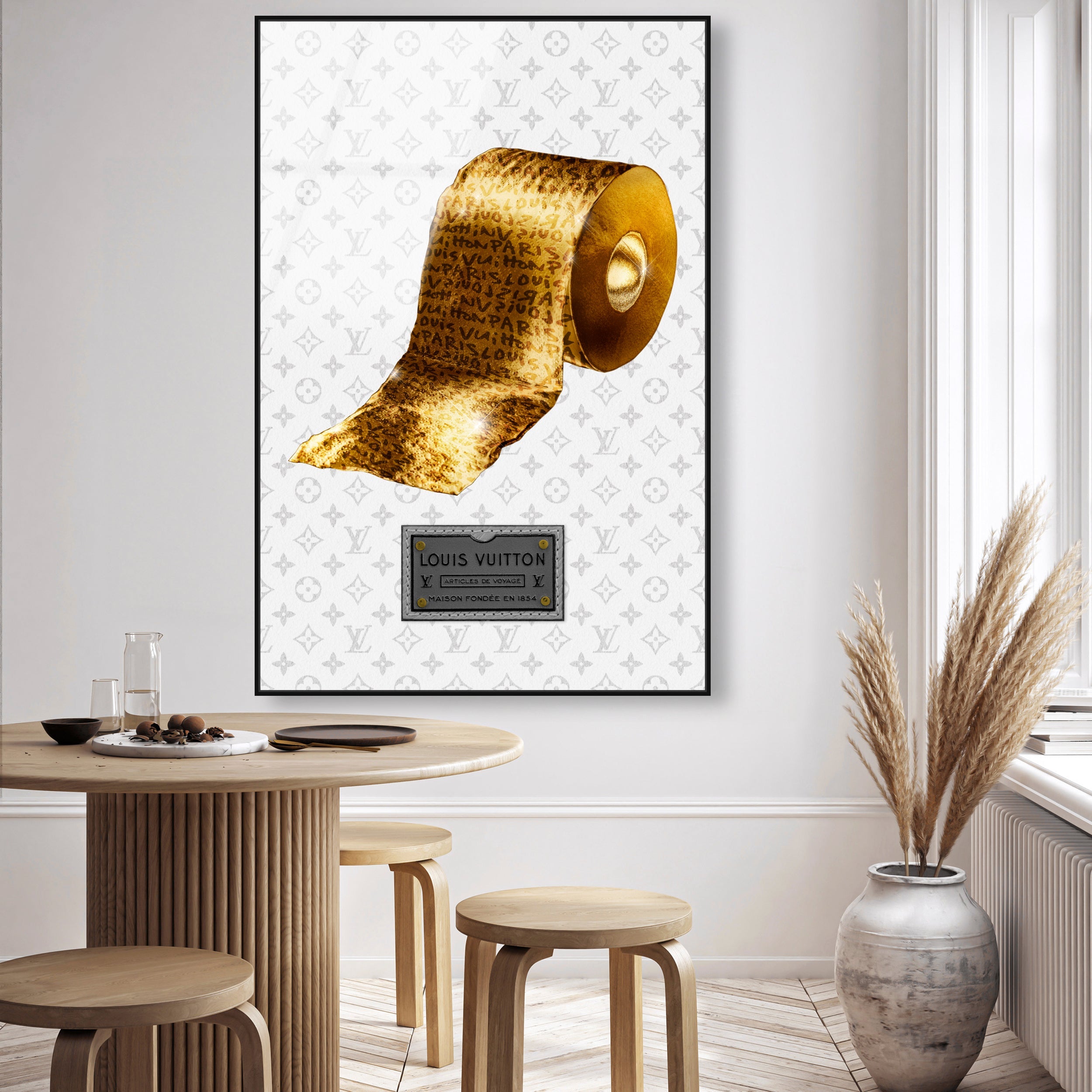 Toilet de Luxe Paris | Fashion and Glam Wall Art by The Oliver Gal