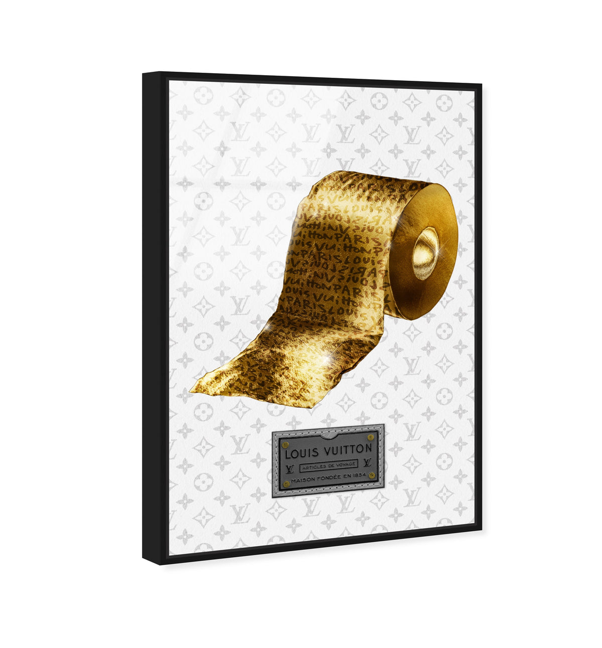 Toilet de Luxe Paris canvas