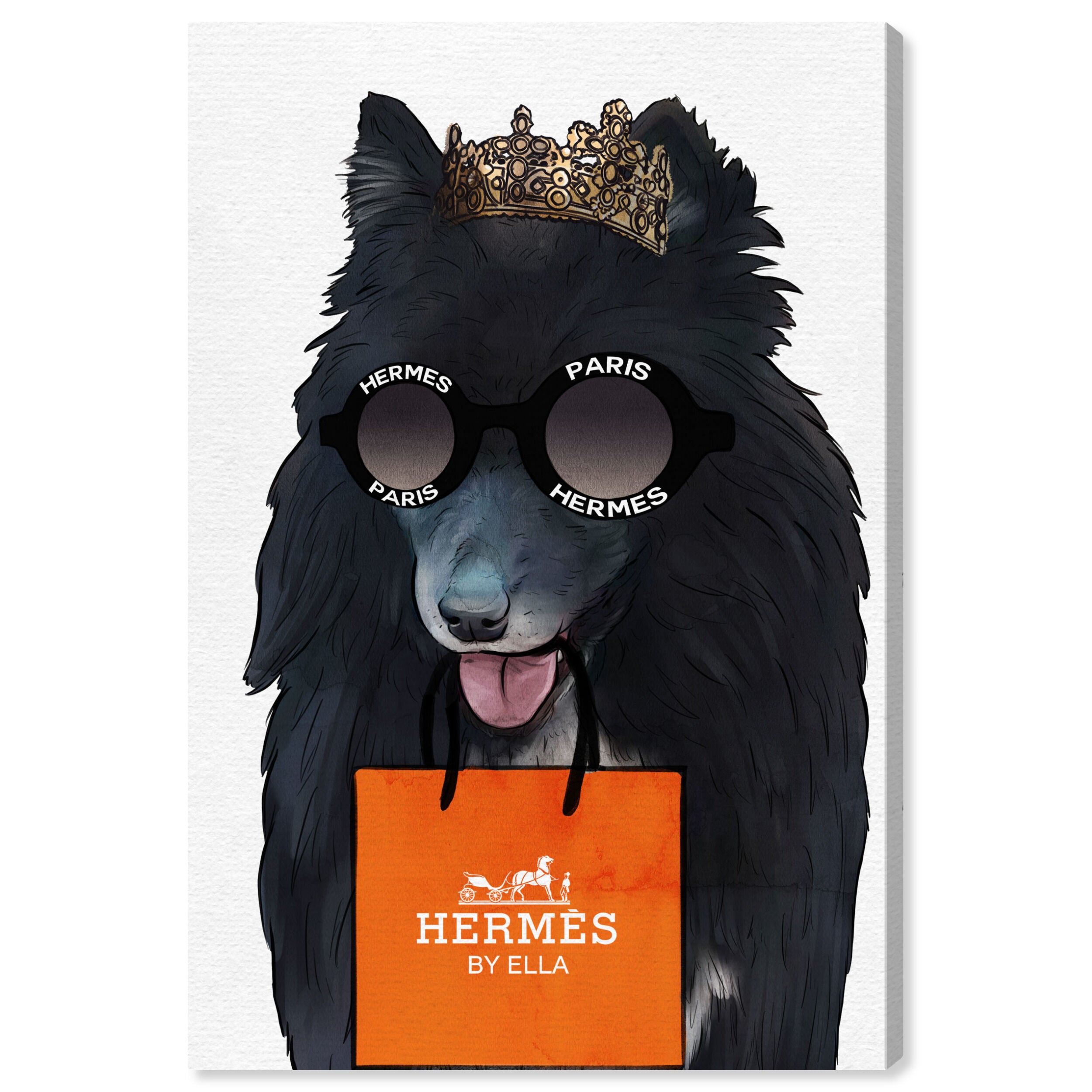 新品 オリバーガル ORANGE CHIC CHIHUAHUA Orange Regal Lifestyle | Custom Pet Portrait | Oliver Gal