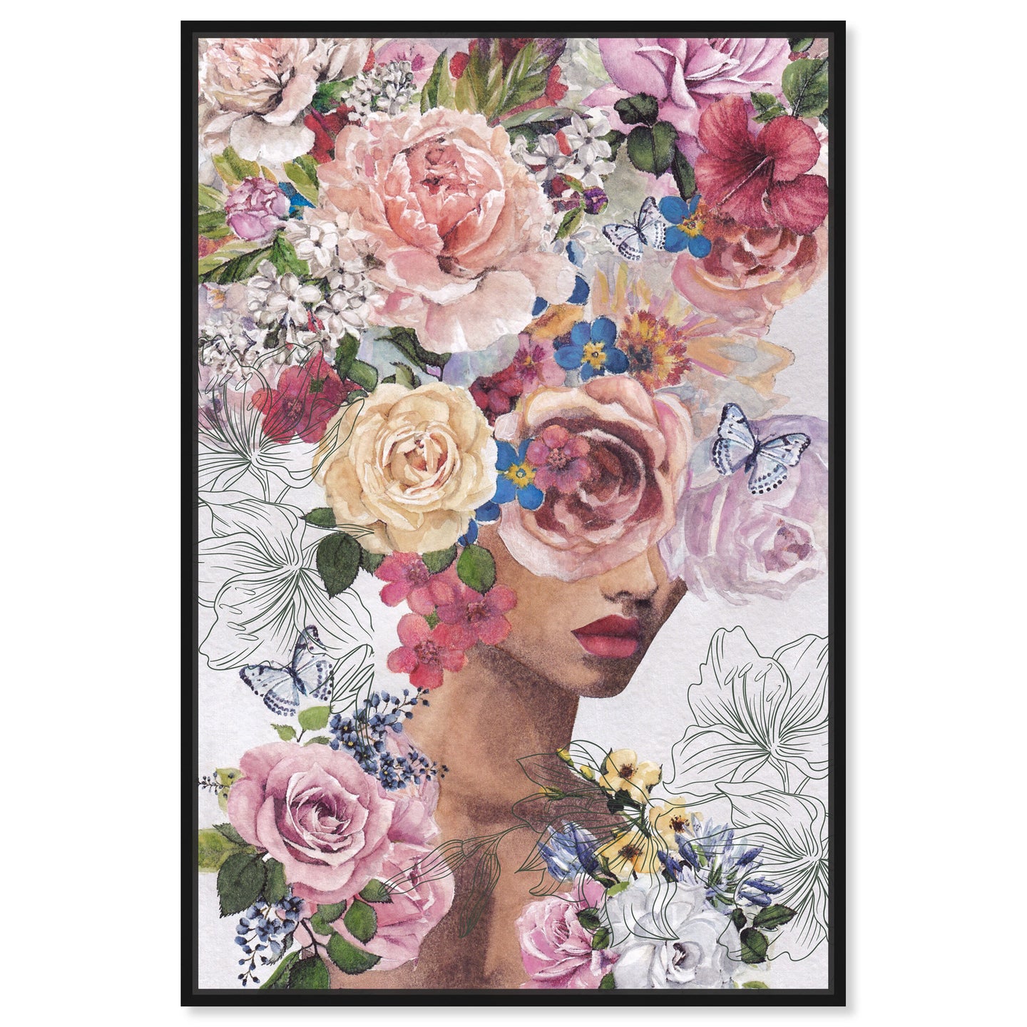 36x54/Framed Canvas/BFL