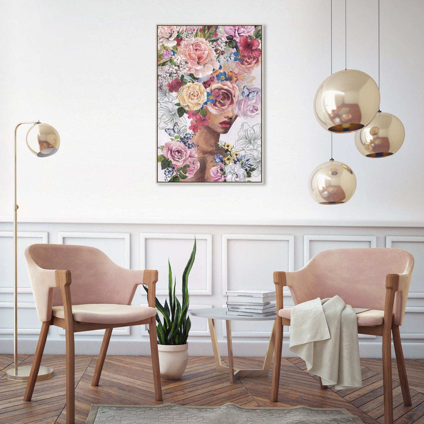 36x54/Framed Canvas/CFL